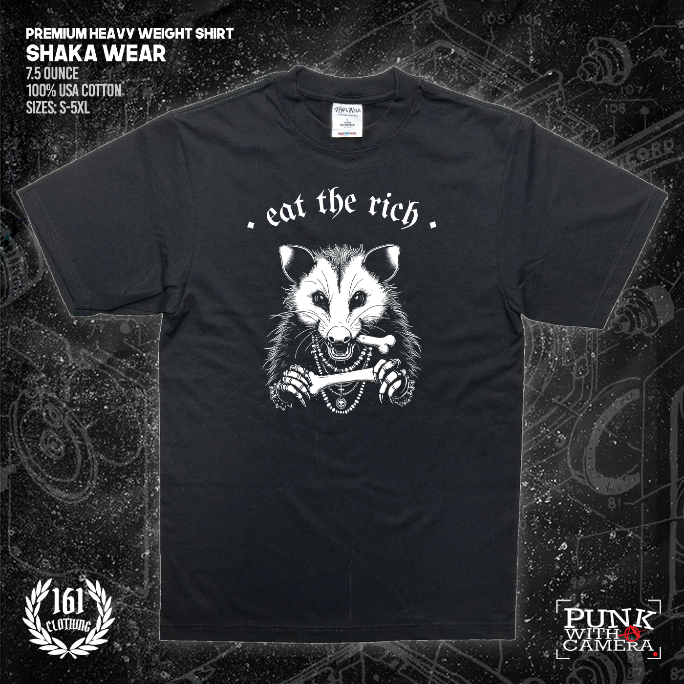 Eat The Rich Possum - 161.Clothing