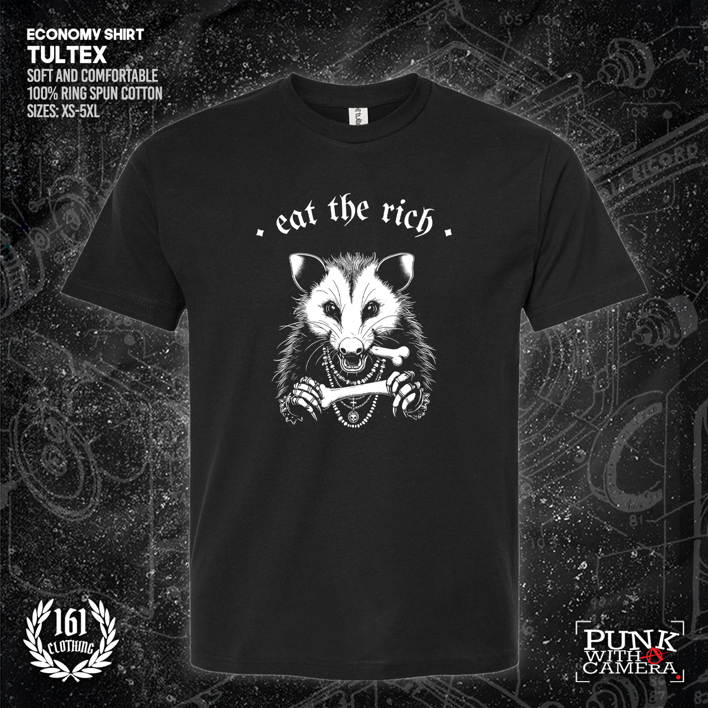 Eat The Rich Possum - 161.Clothing