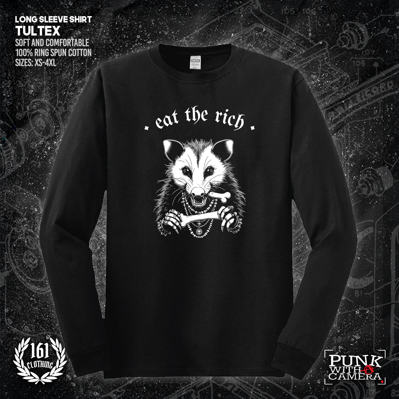 Eat The Rich Possum - 161.Clothing
