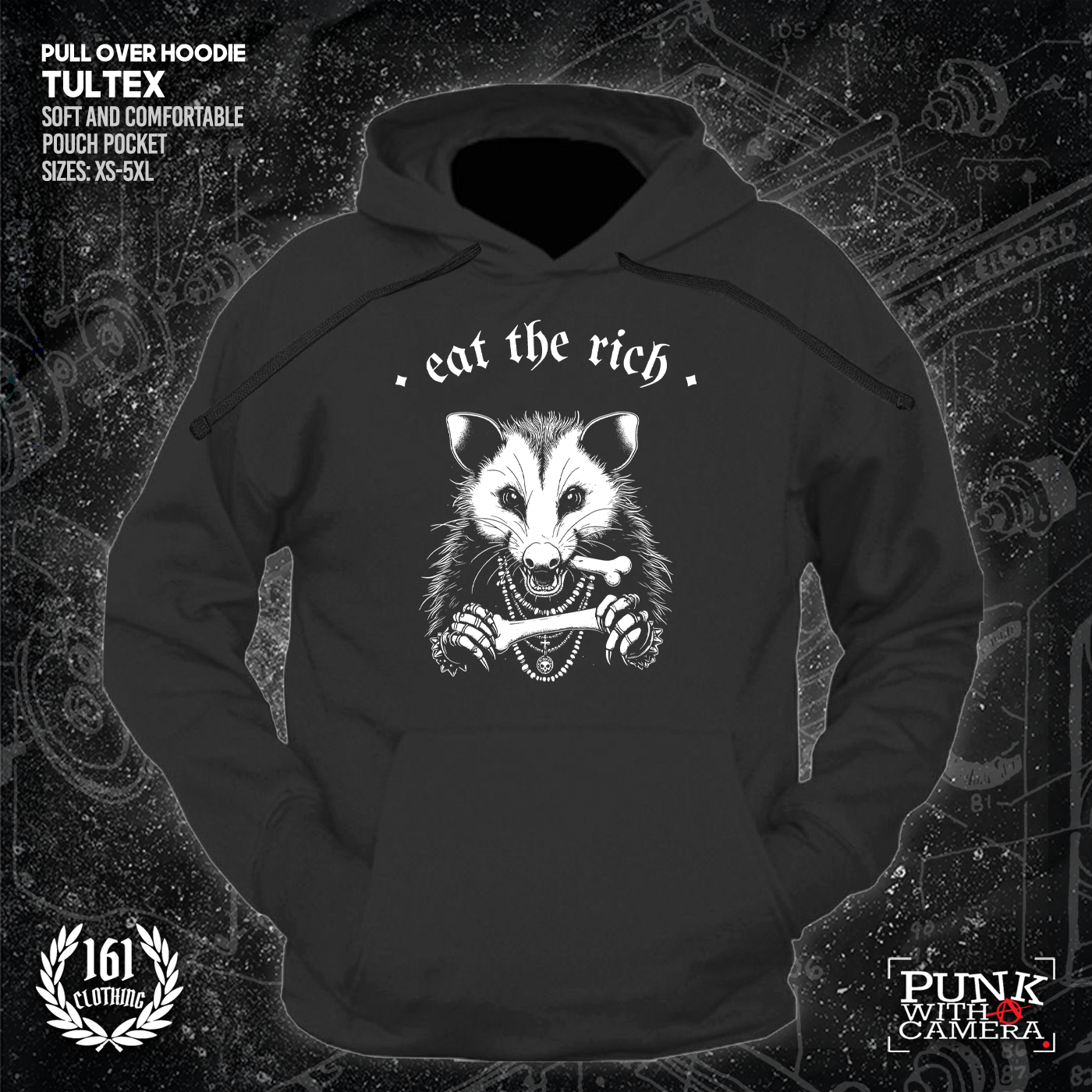 Eat The Rich Possum - 161.Clothing