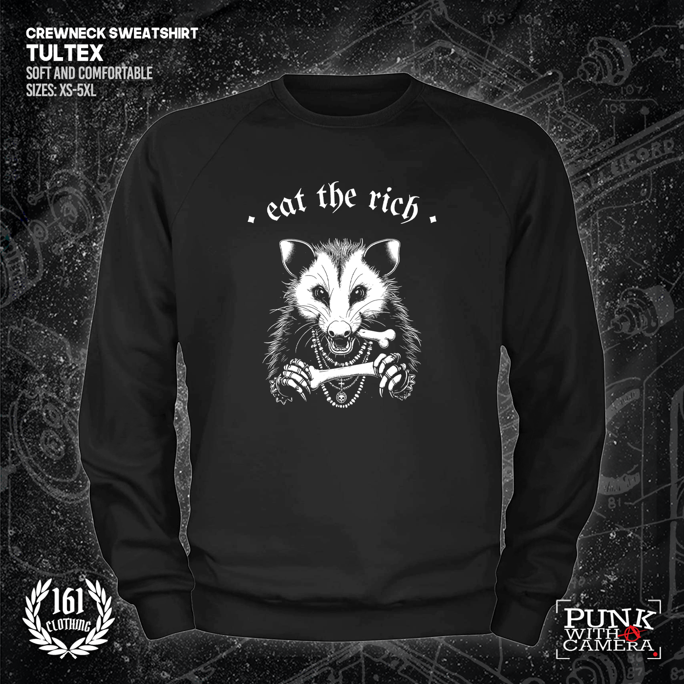 Eat The Rich Possum - 161.Clothing