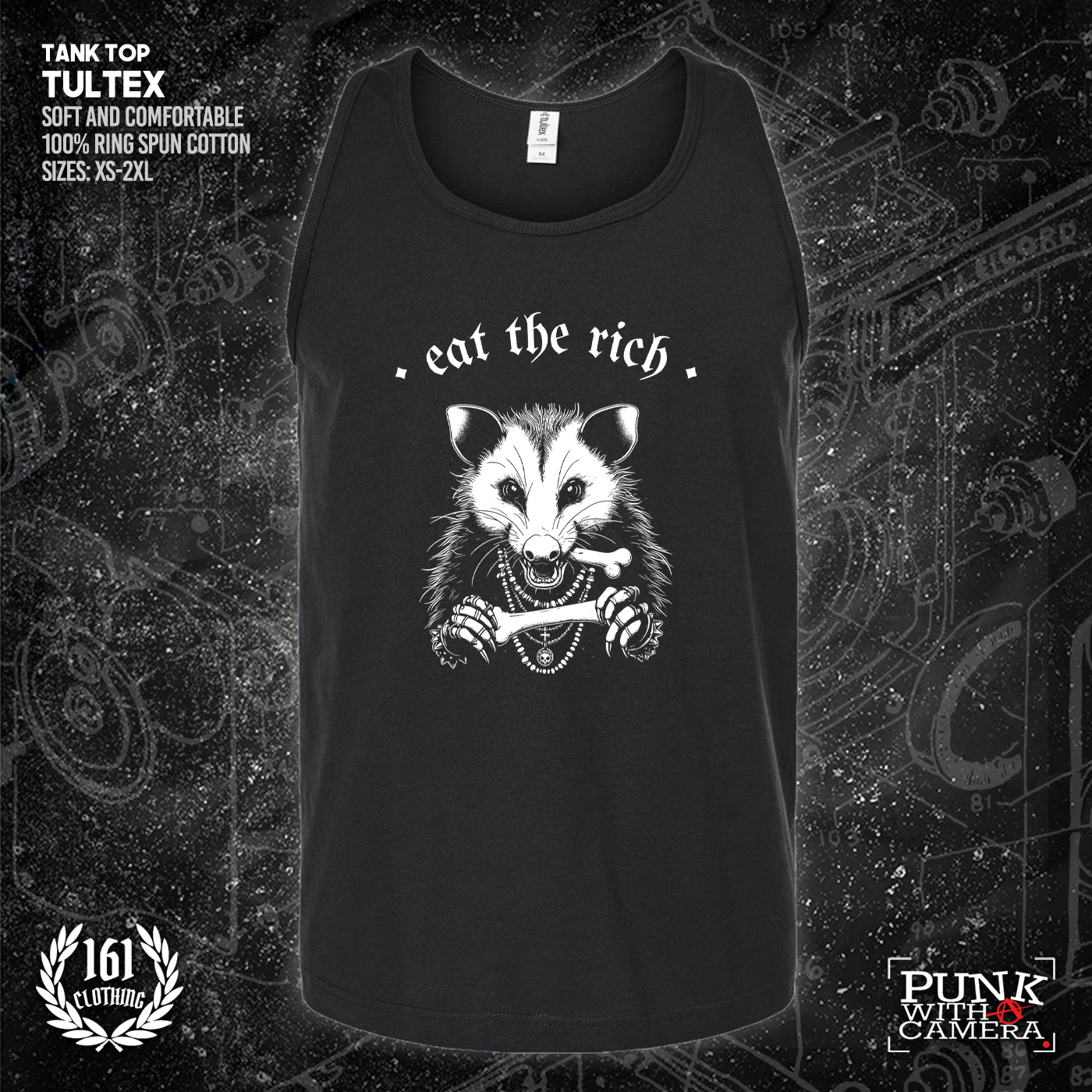 Eat The Rich Possum - 161.Clothing