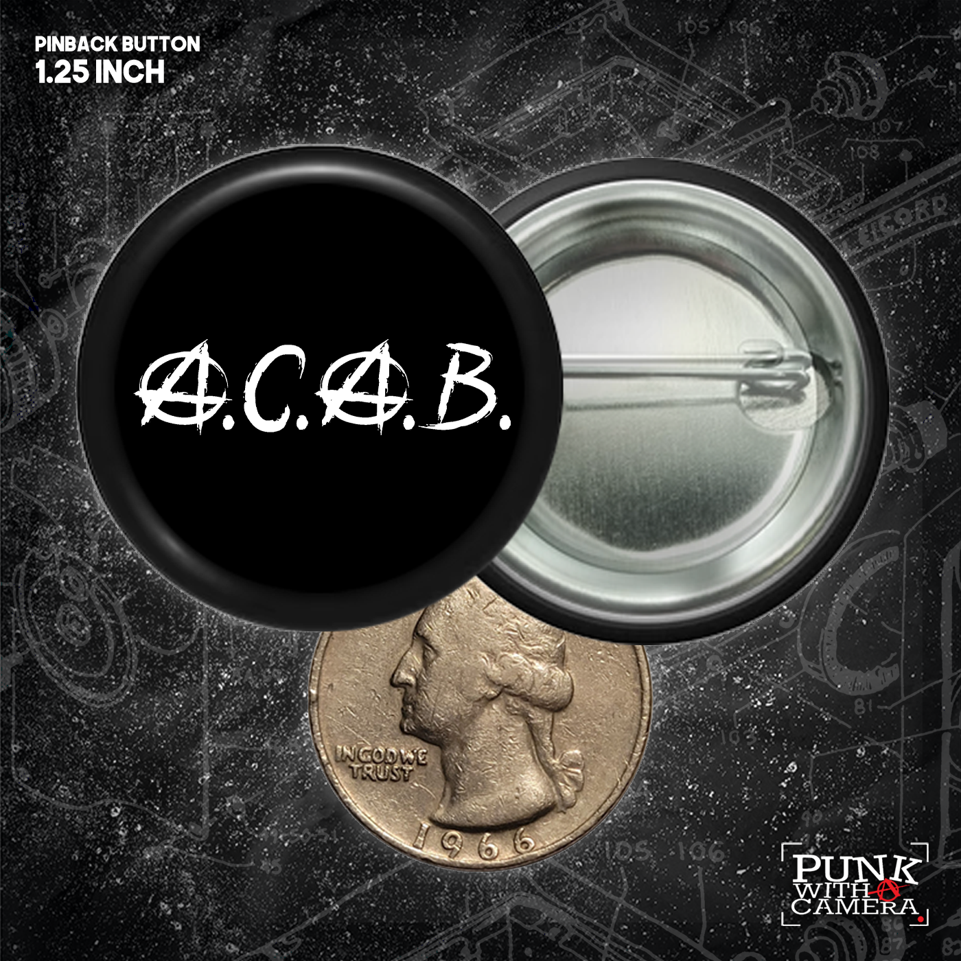 ACAB - Buttons (1, 1.5, & 2.25 Inch)