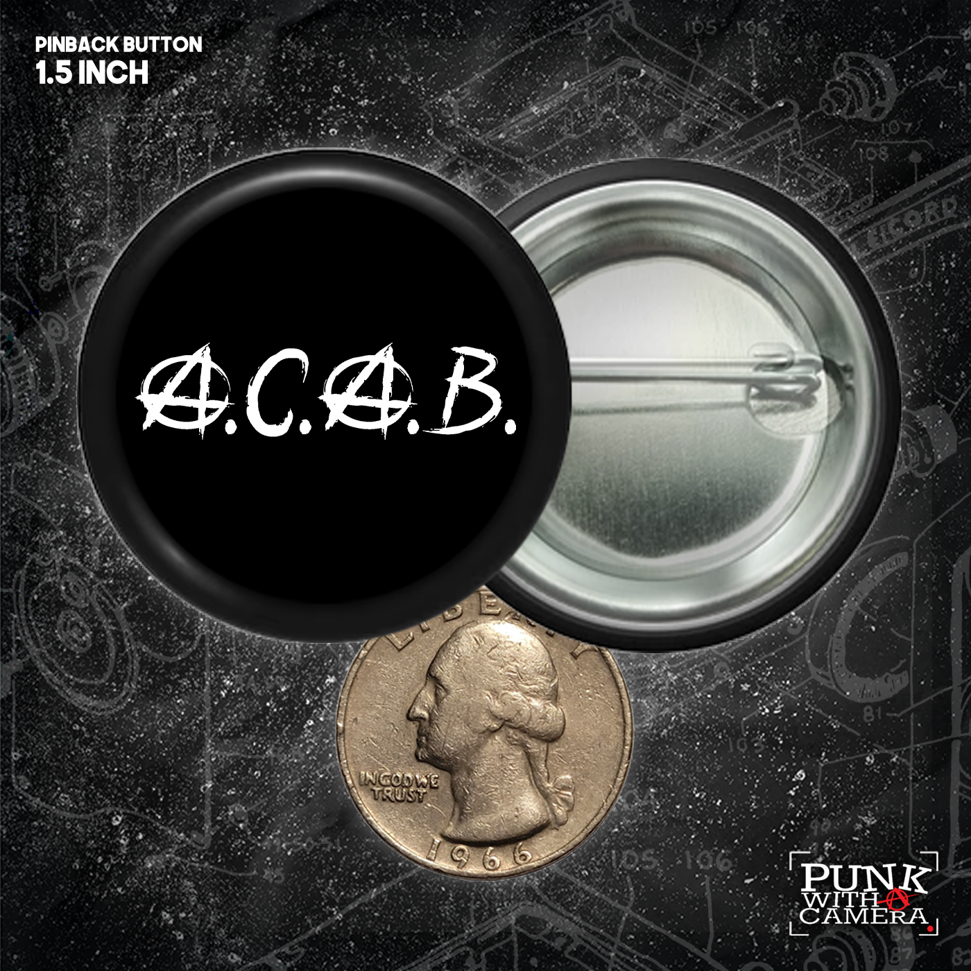 ACAB - Buttons (1, 1.5, & 2.25 Inch)