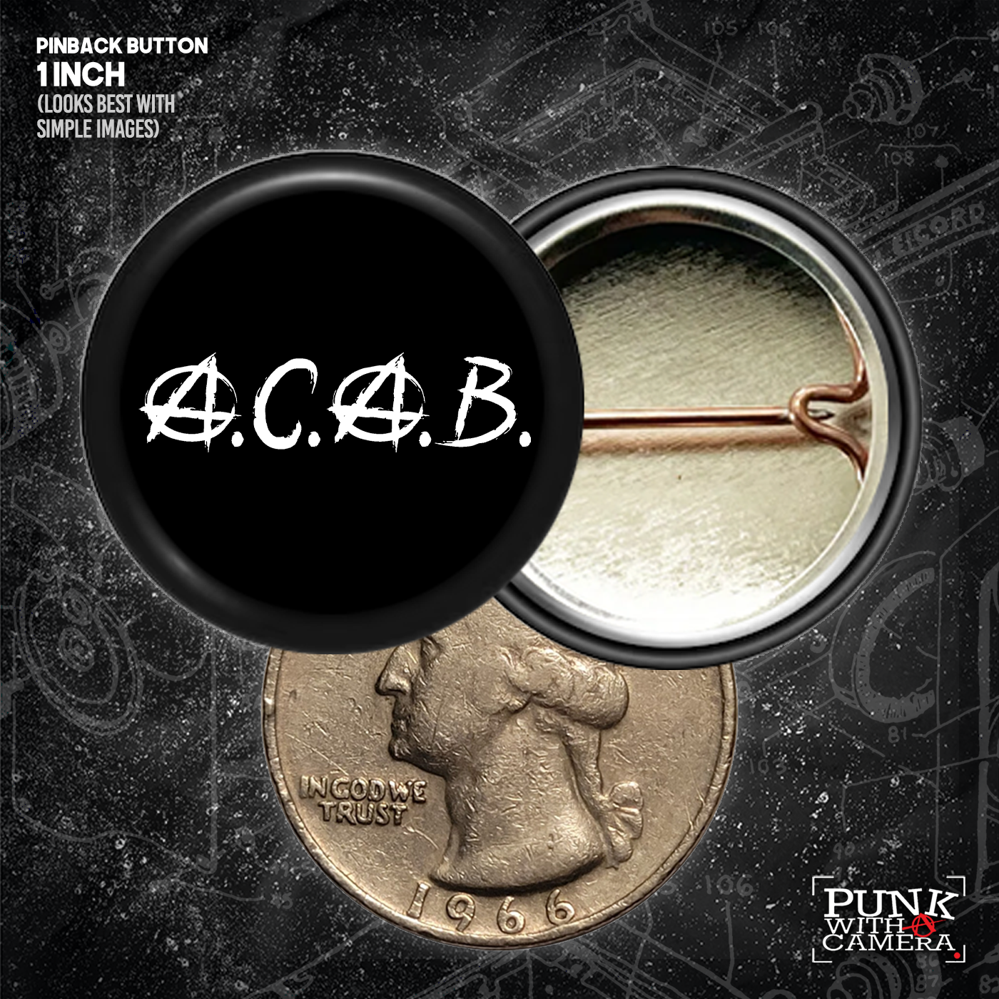 ACAB - Buttons (1, 1.5, & 2.25 Inch)