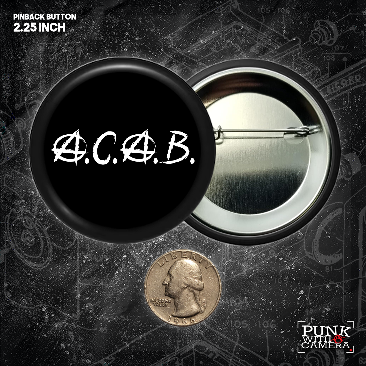 ACAB - Buttons (1, 1.5, & 2.25 Inch)