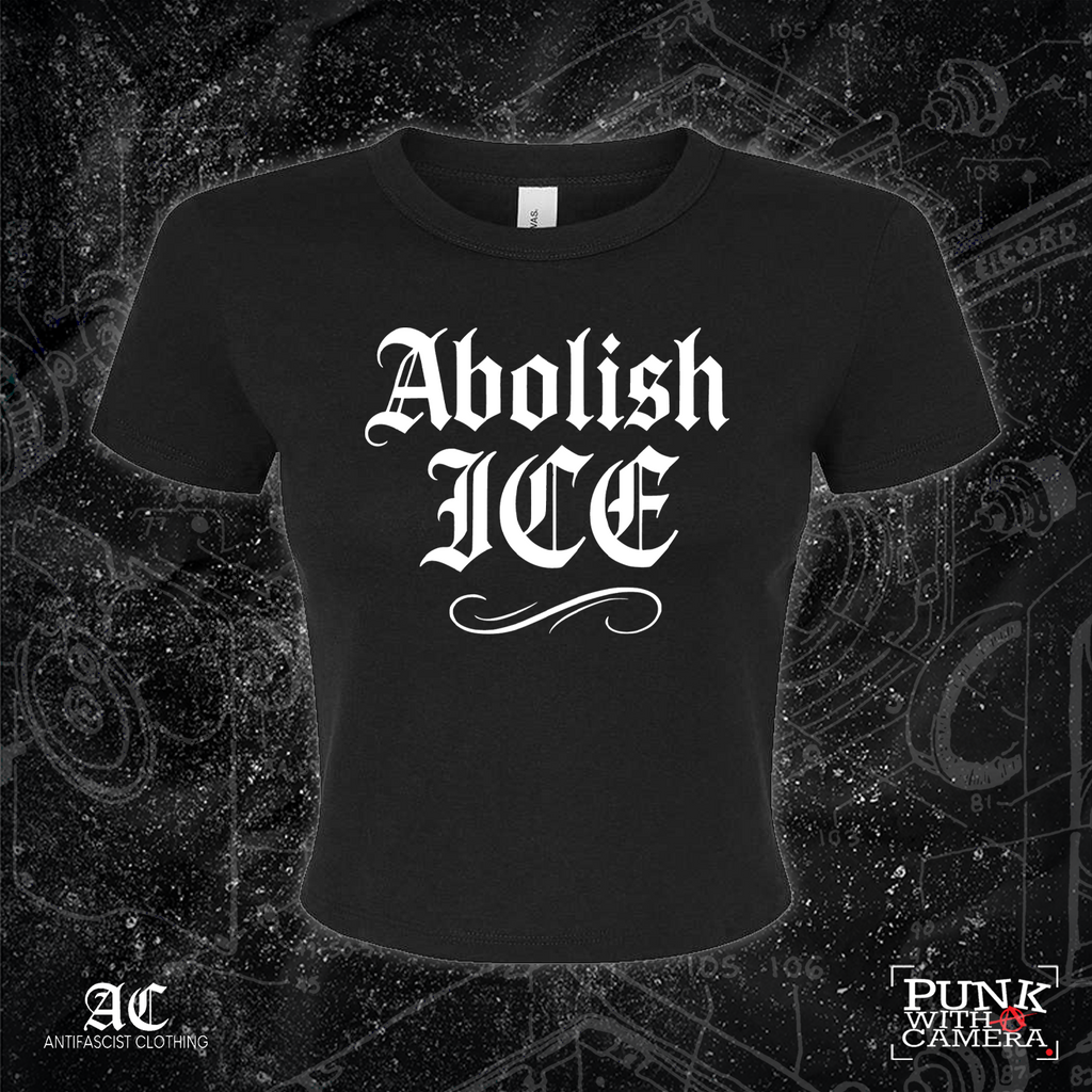 Abolish Ice Old English - 161.Clothing - Mutual Aid Design