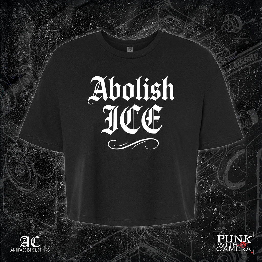 Abolish Ice Old English - 161.Clothing - Mutual Aid Design