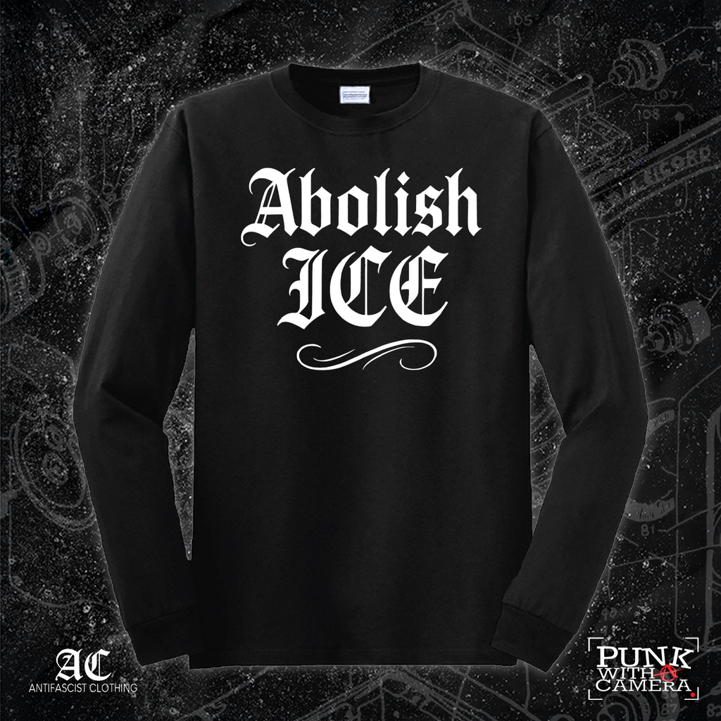 Abolish Ice Old English - 161.Clothing - Mutual Aid Design