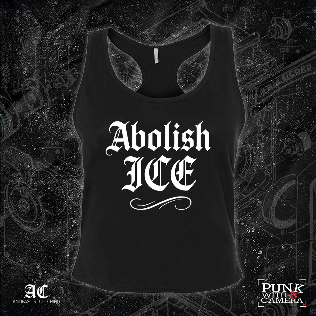 Abolish Ice Old English - 161.Clothing - Mutual Aid Design
