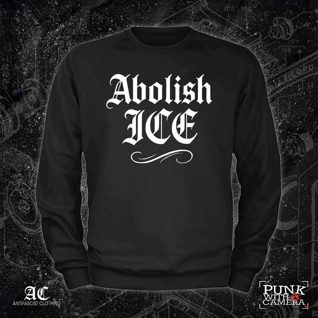 Abolish Ice Old English - 161.Clothing - Mutual Aid Design