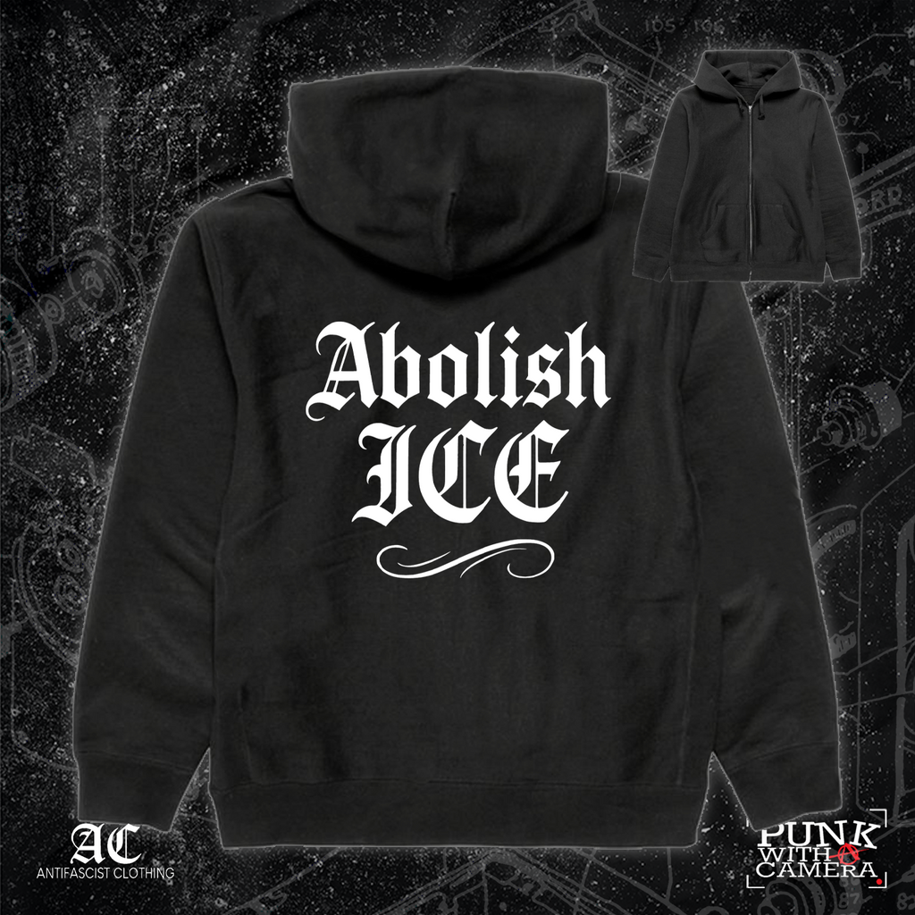 Abolish Ice Old English - 161.Clothing - Mutual Aid Design