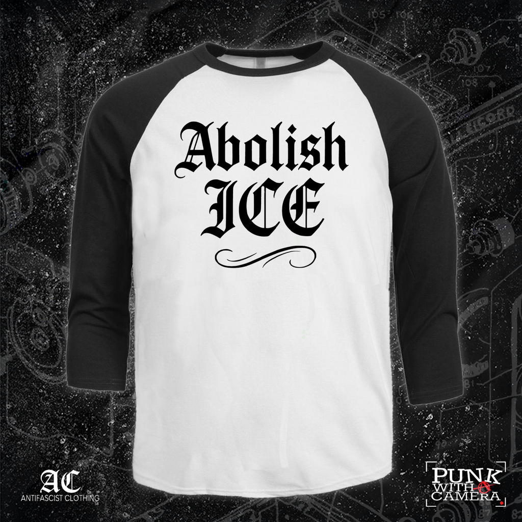Abolish Ice Old English - 161.Clothing - Mutual Aid Design