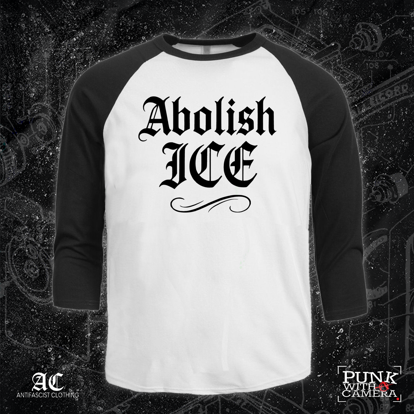 Abolish Ice Old English - 161.Clothing - Mutual Aid Design