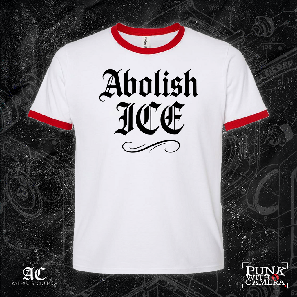 Abolish Ice Old English - 161.Clothing - Mutual Aid Design
