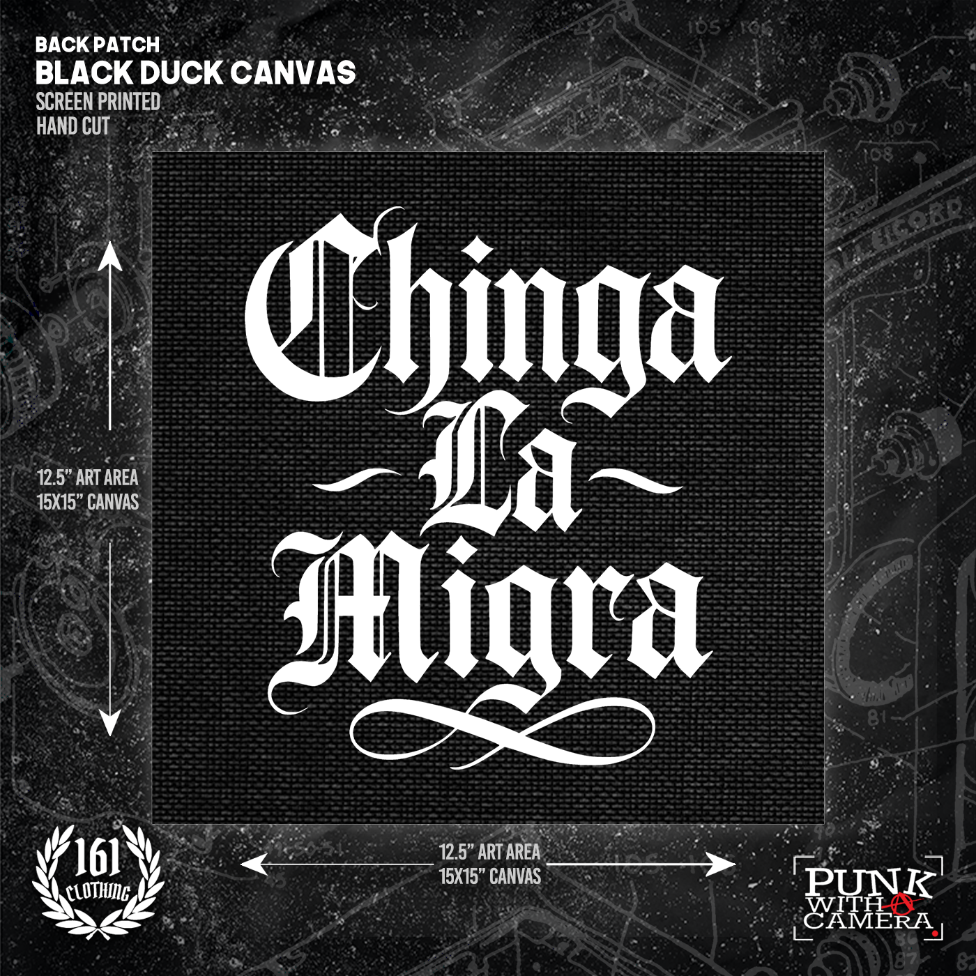 Chinga La Migra - 161.Clothing - Backpatch