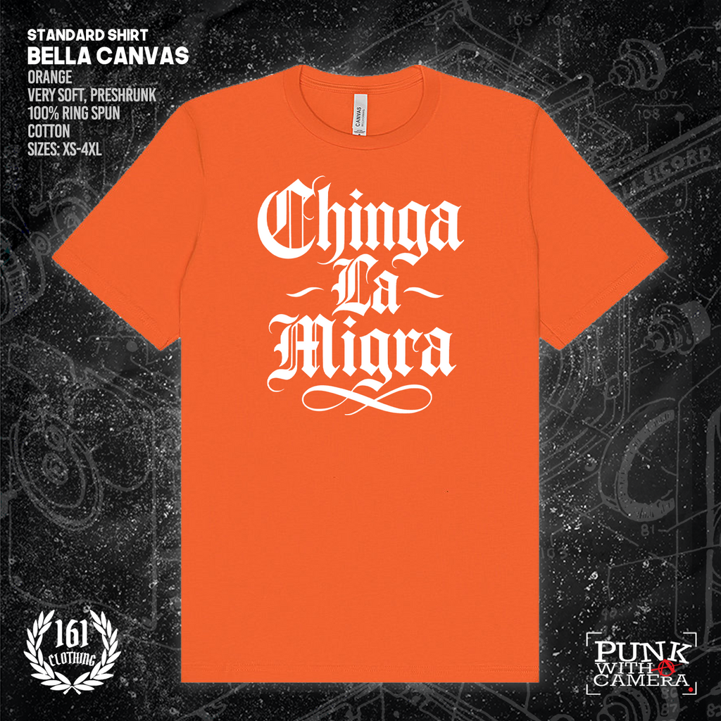 Chinga La Migra - Old English - 161.Clothing - Mutual Aid Design