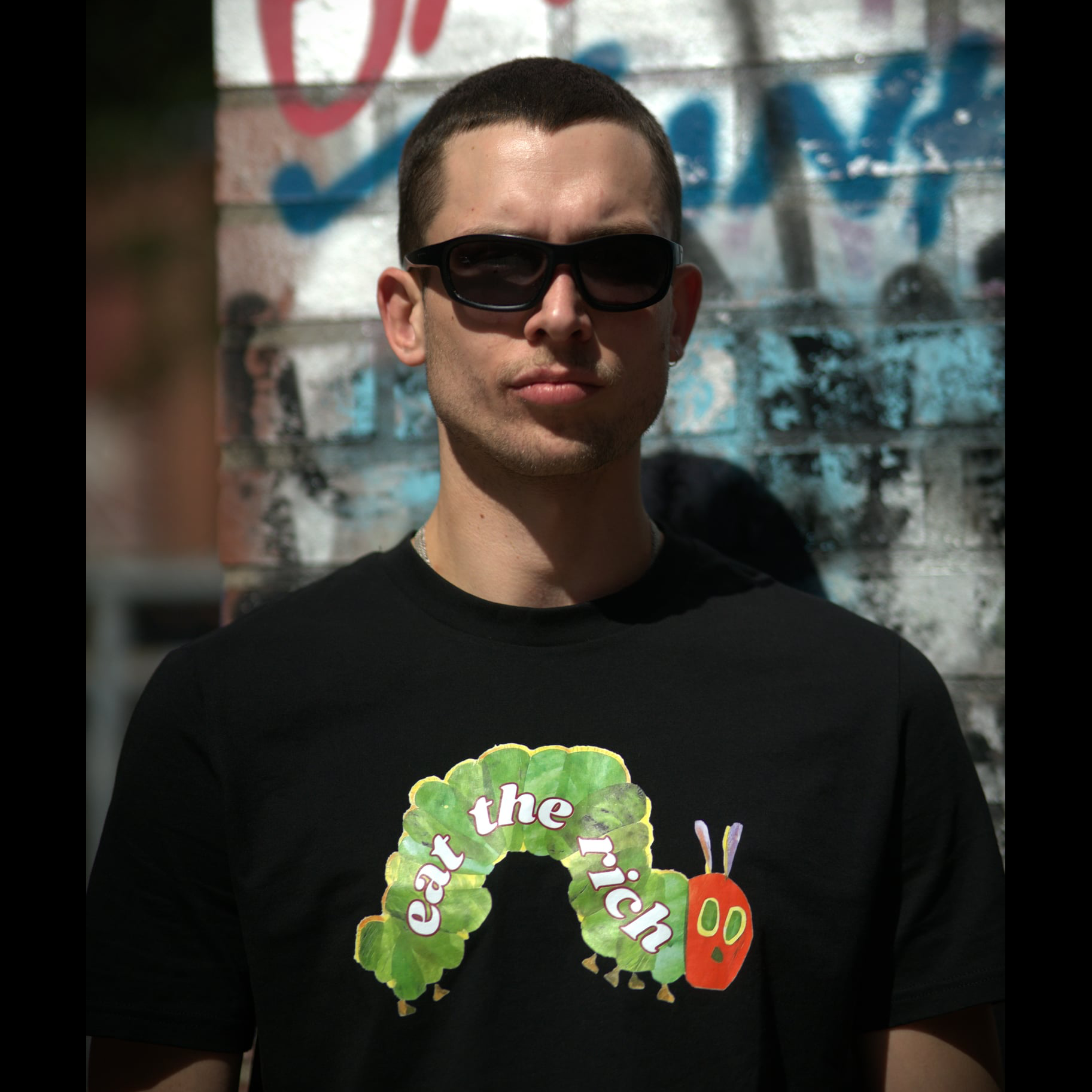 Eat The Rich Caterpillar - DTF Press NOT SCREEN PRINTED - 161.Clothing