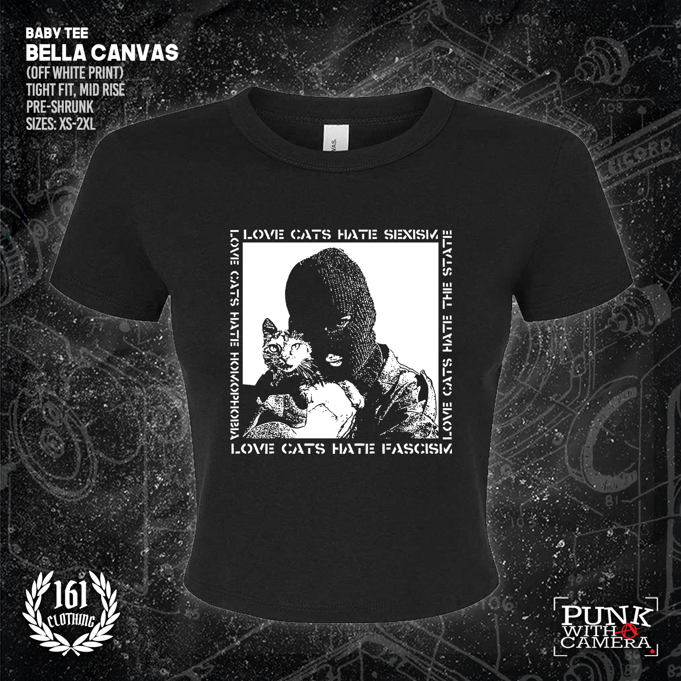 Love Cats Hate Fascism - 161.Clothing