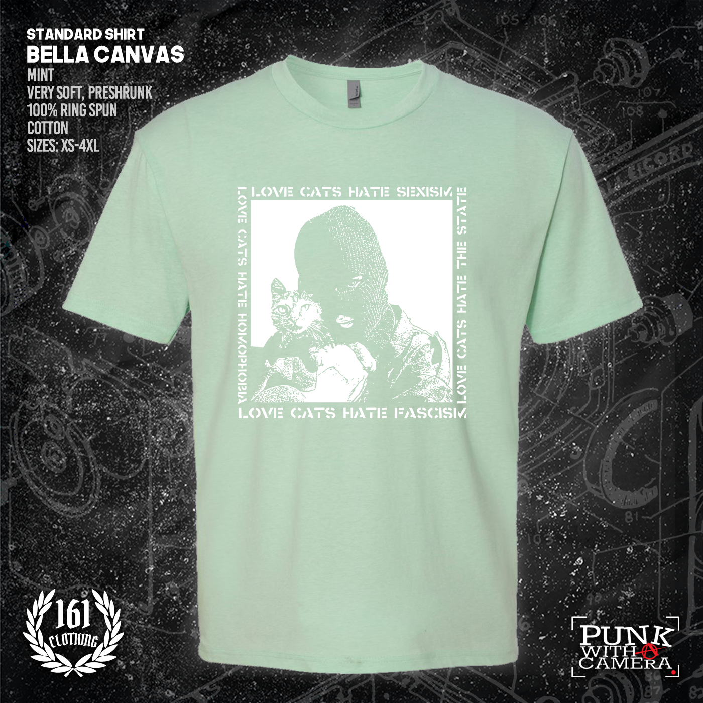 Love Cats Hate Fascism - 161.Clothing