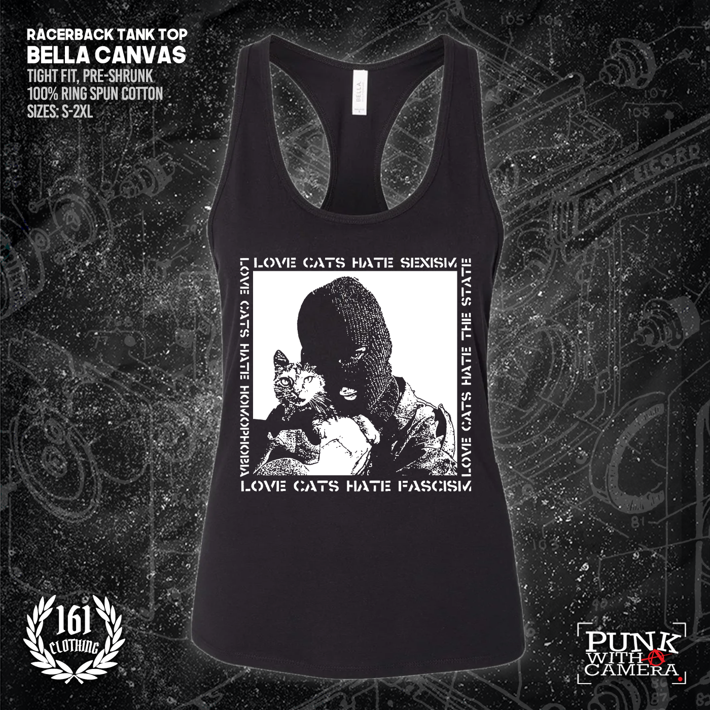 Love Cats Hate Fascism - 161.Clothing