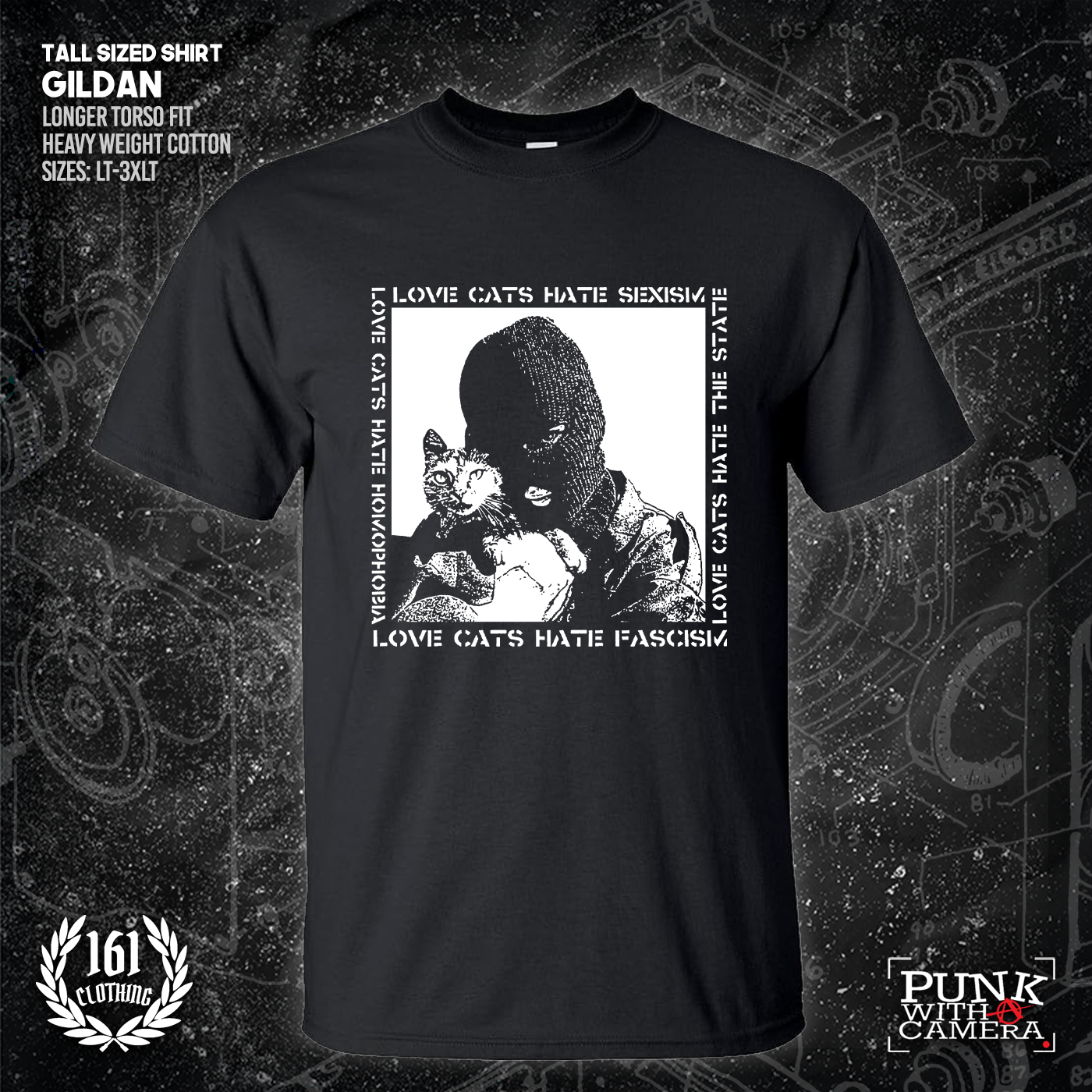 Love Cats Hate Fascism - 161.Clothing
