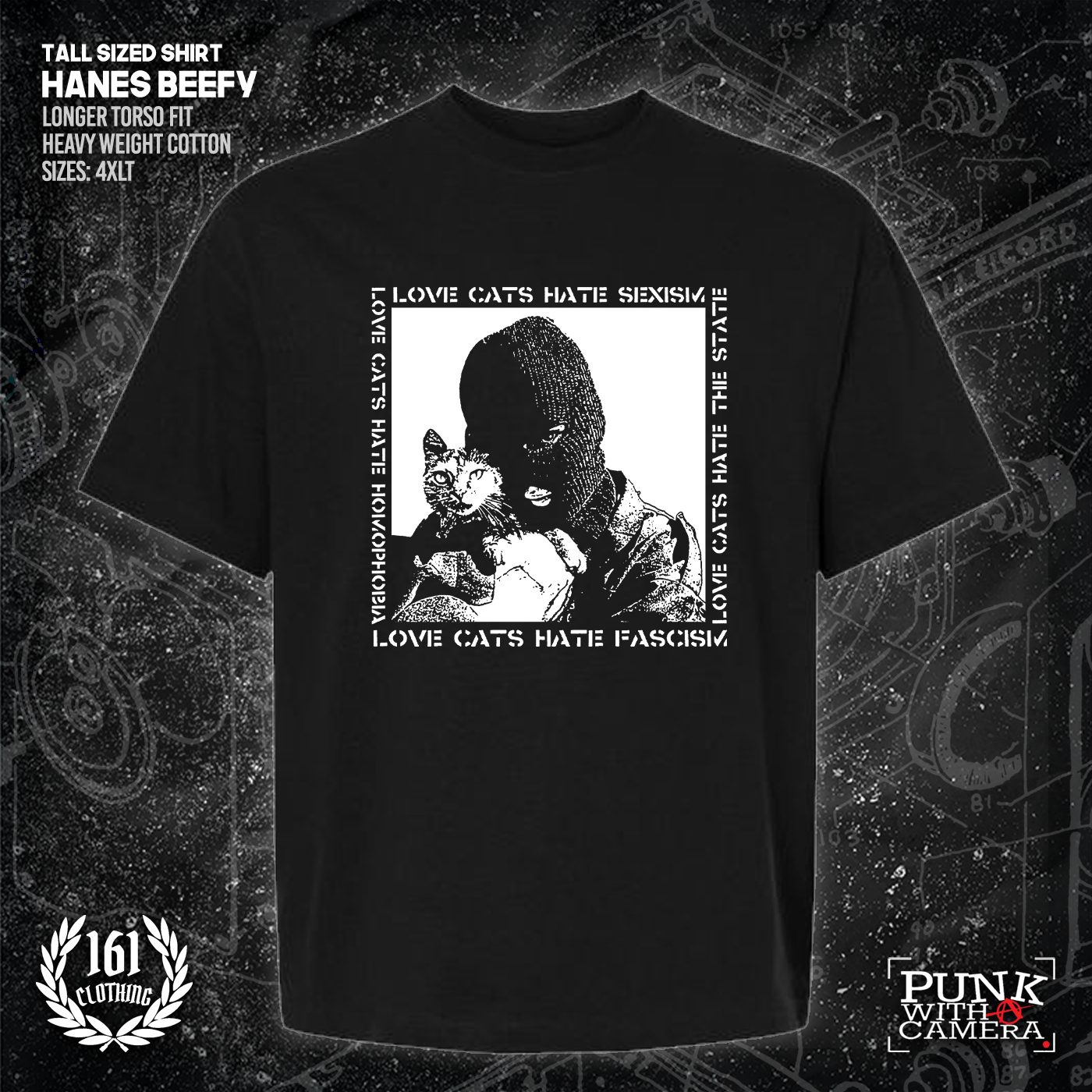Love Cats Hate Fascism - 161.Clothing