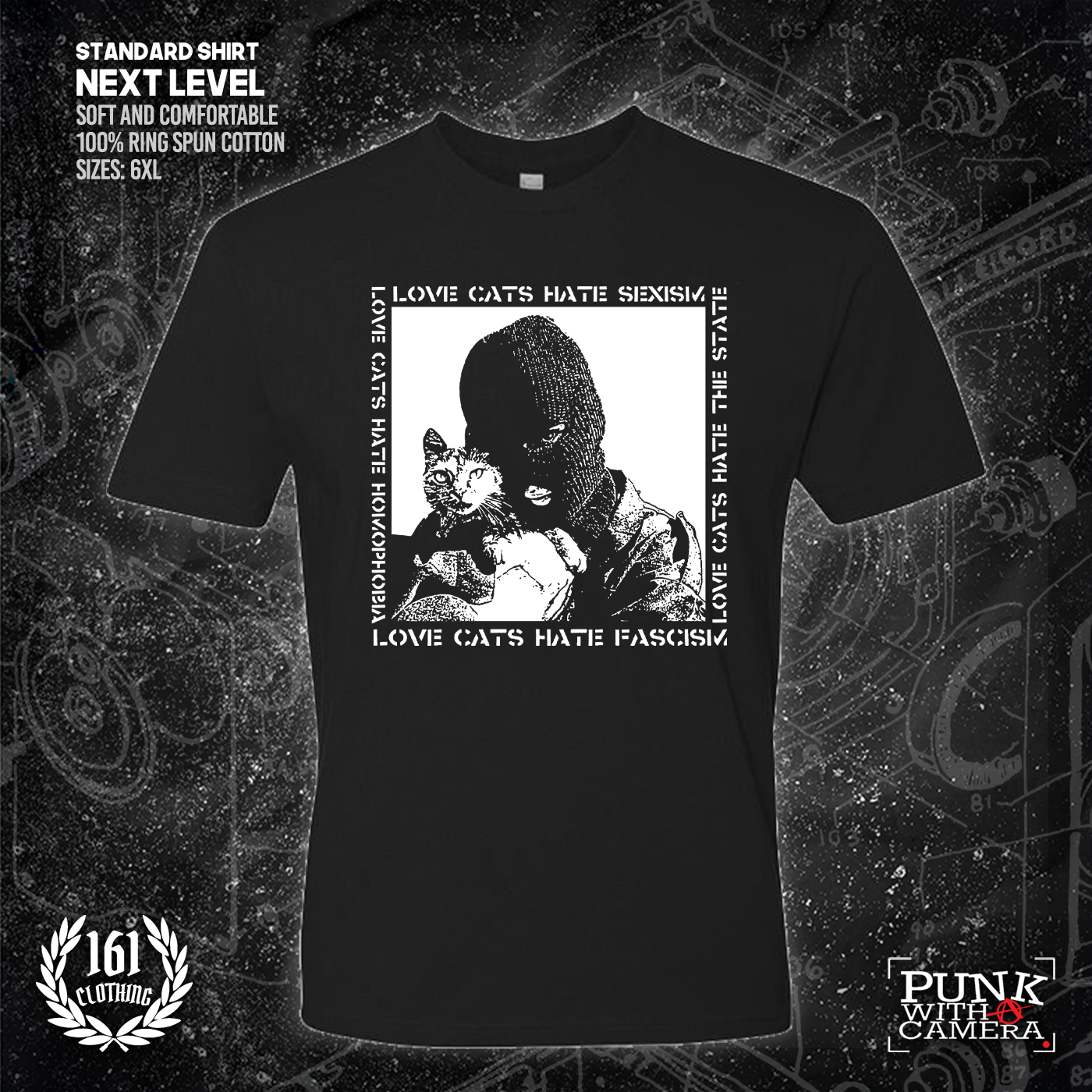 Love Cats Hate Fascism - 161.Clothing