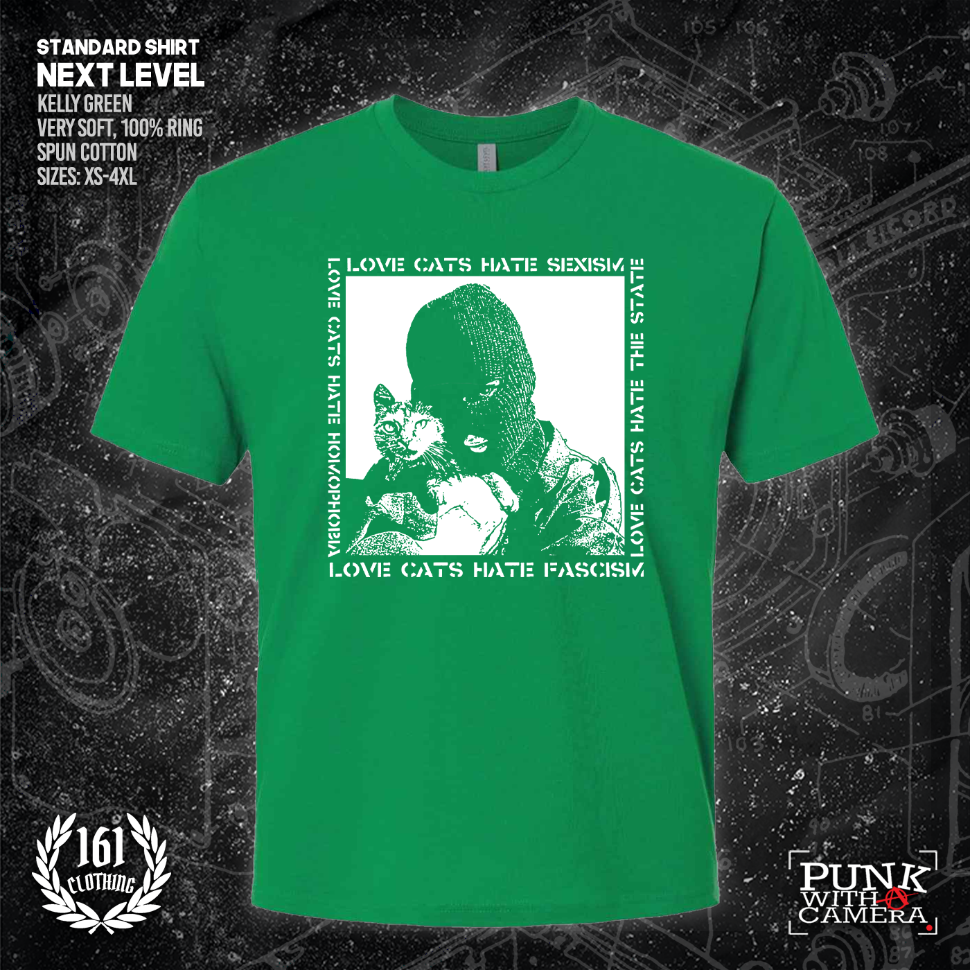 Love Cats Hate Fascism - 161.Clothing