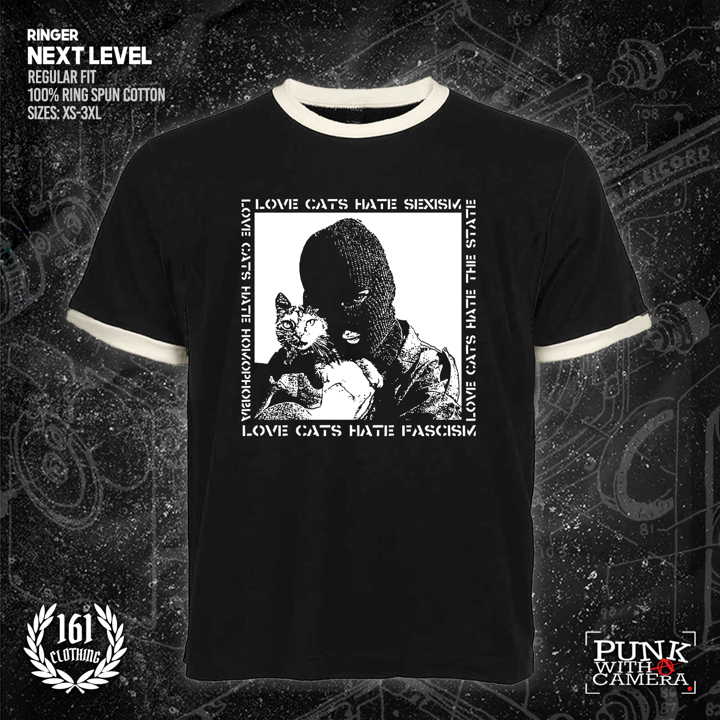 Love Cats Hate Fascism - 161.Clothing