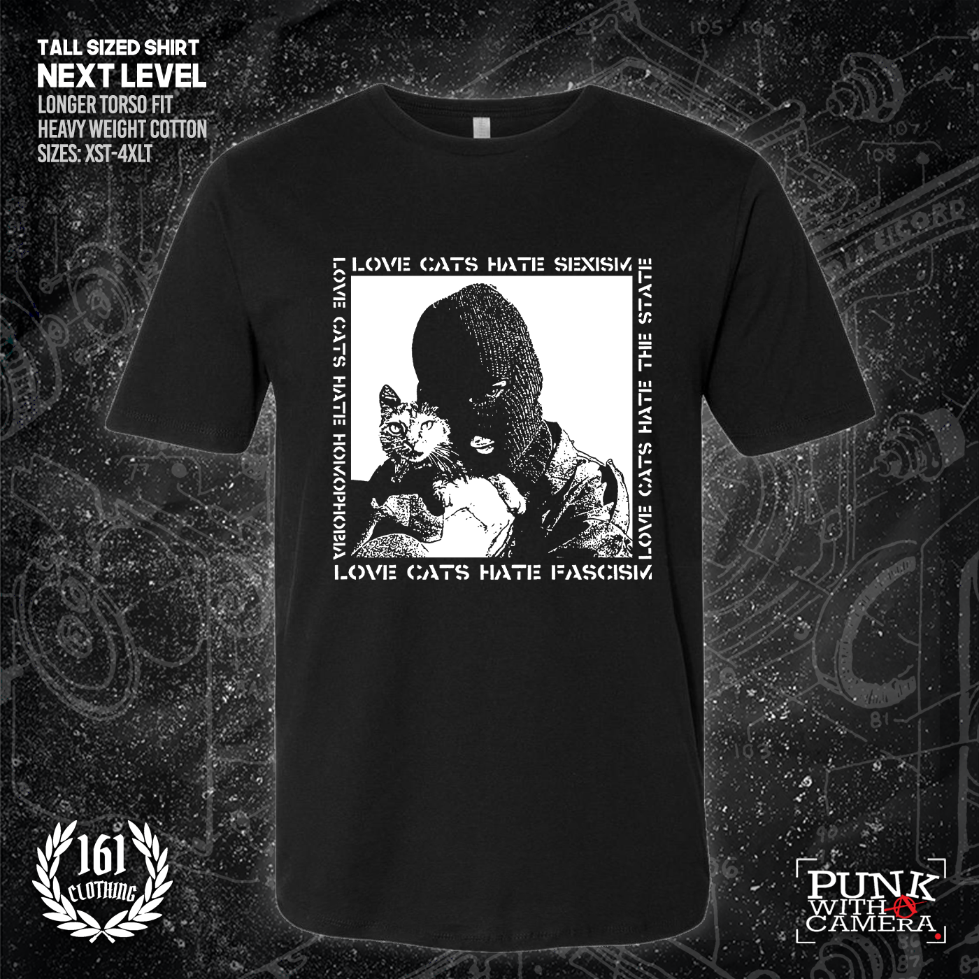 Love Cats Hate Fascism - 161.Clothing
