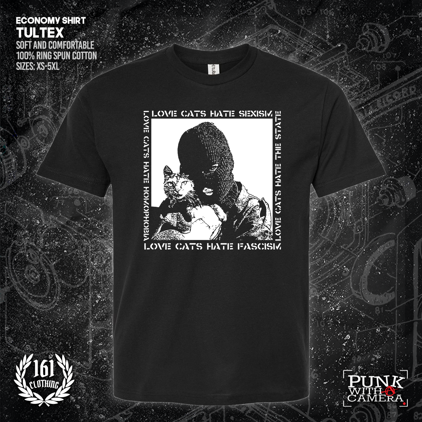 Love Cats Hate Fascism - 161.Clothing