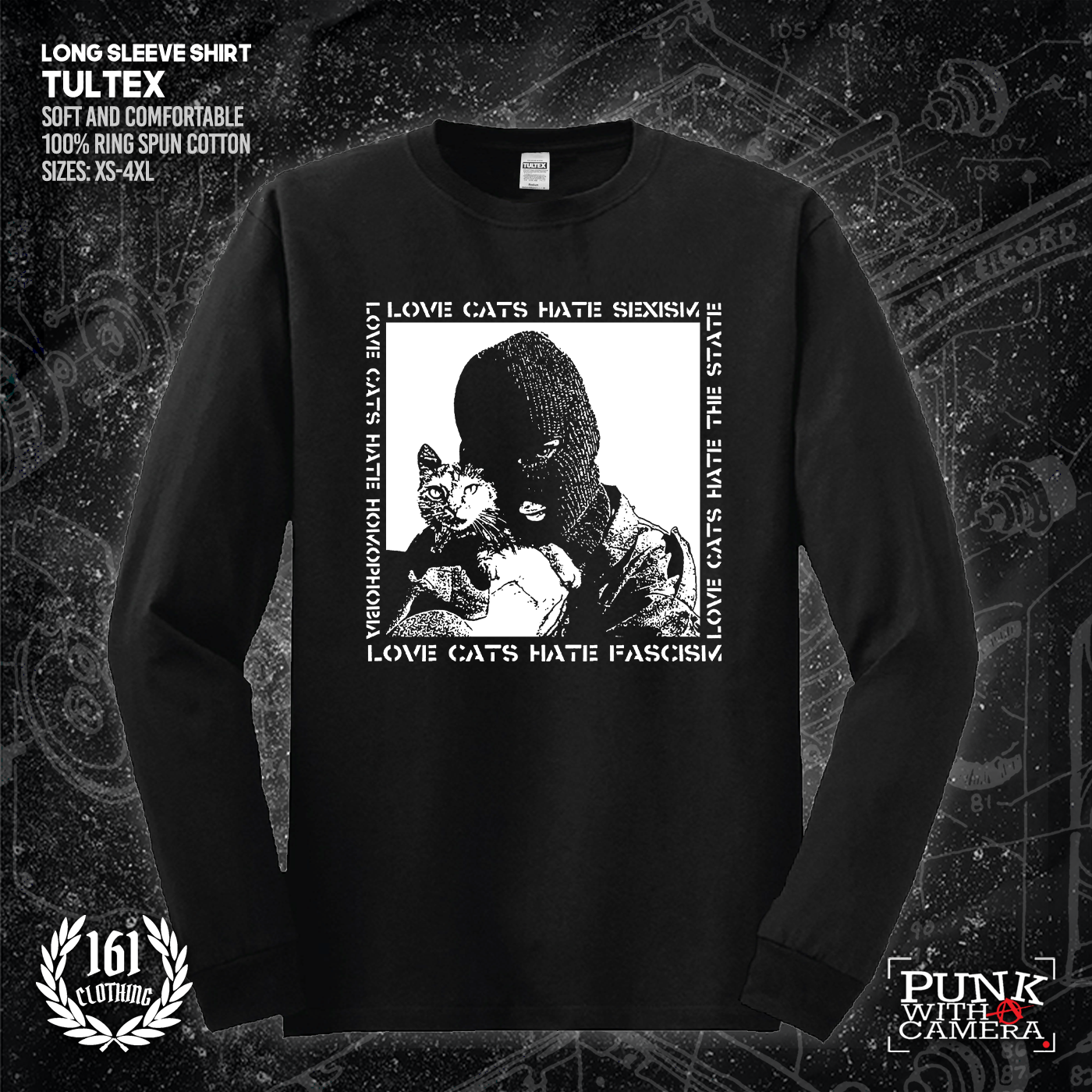 Love Cats Hate Fascism - 161.Clothing