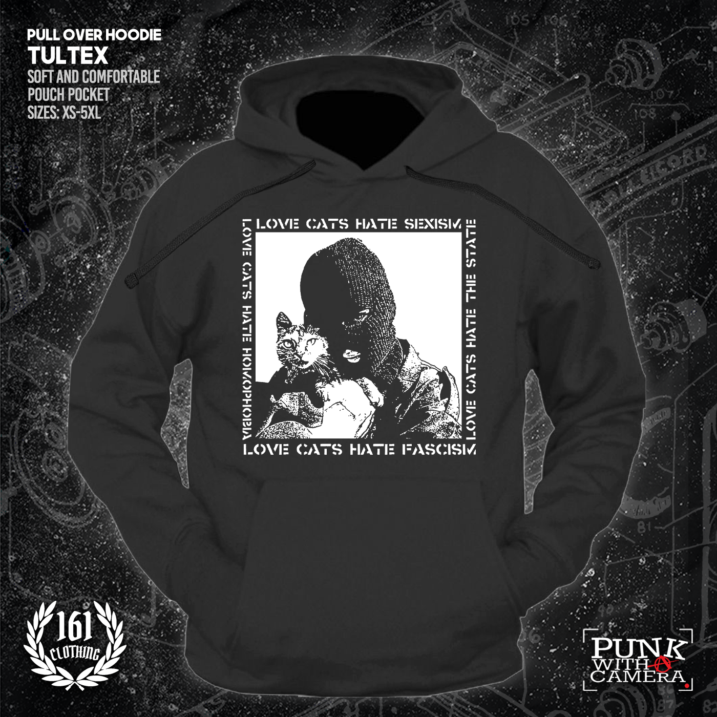 Love Cats Hate Fascism - 161.Clothing