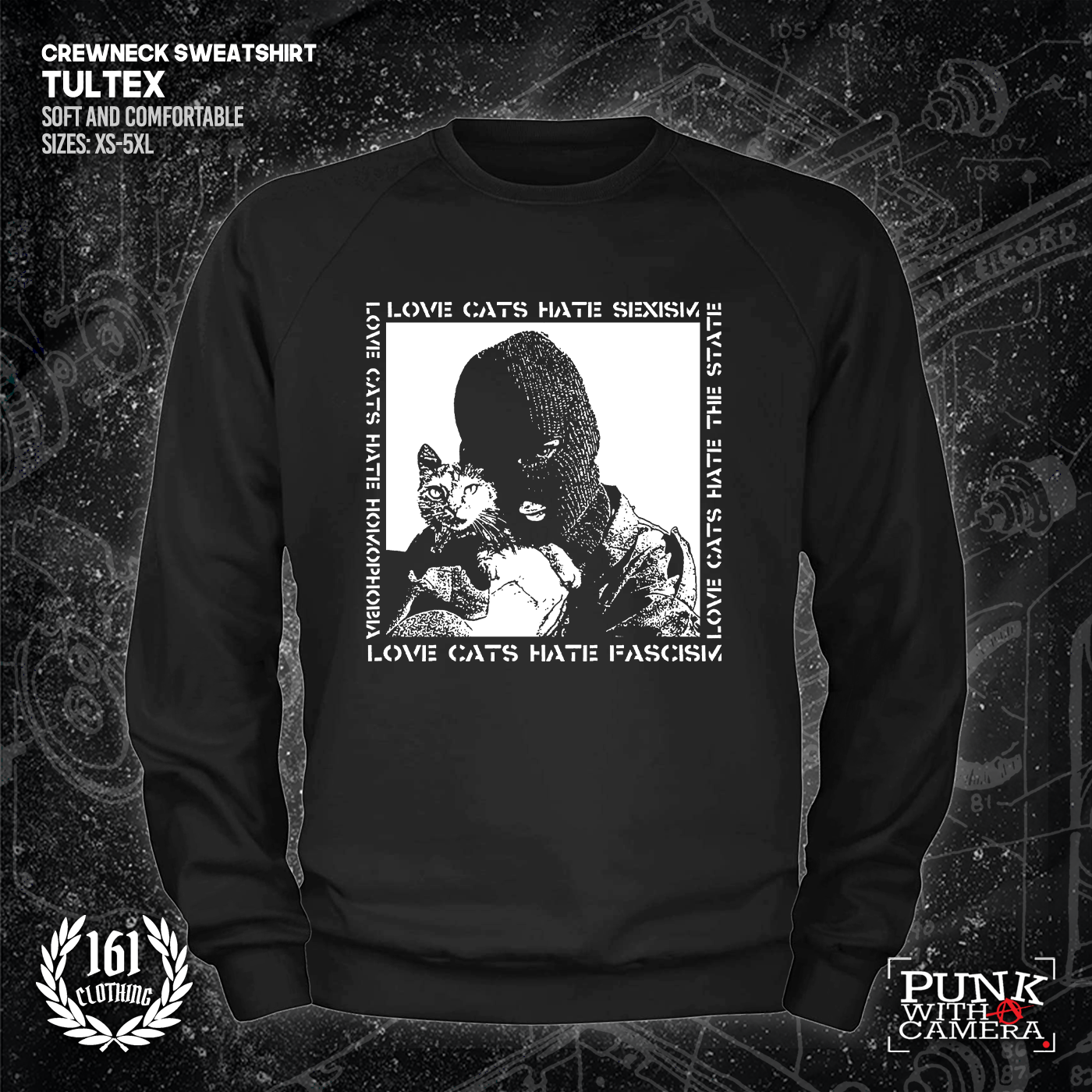 Love Cats Hate Fascism - 161.Clothing