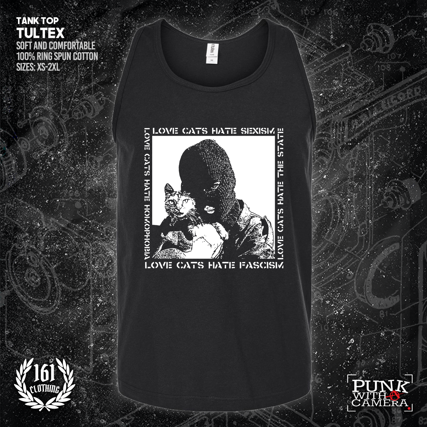 Love Cats Hate Fascism - 161.Clothing