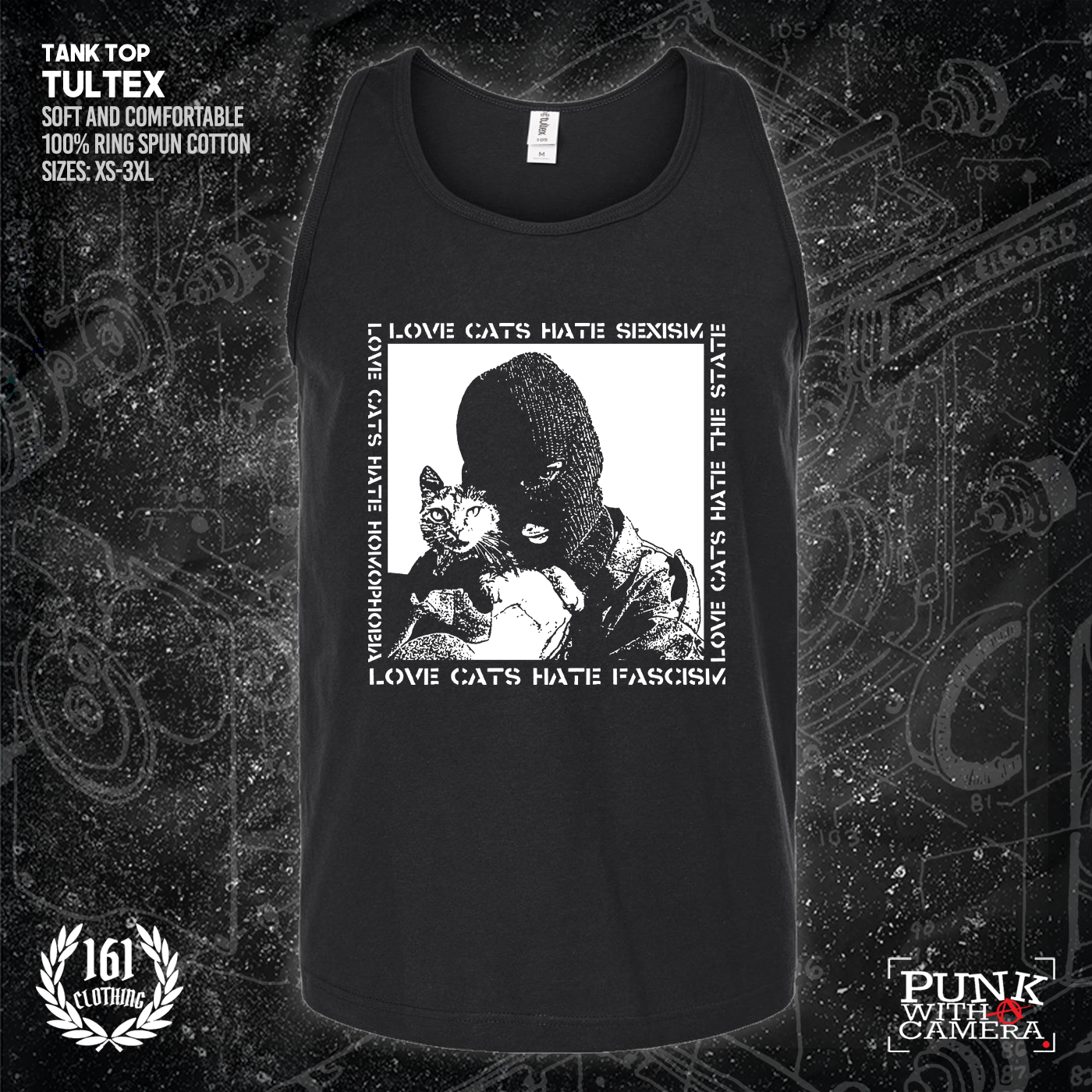 Love Cats Hate Fascism - 161.Clothing