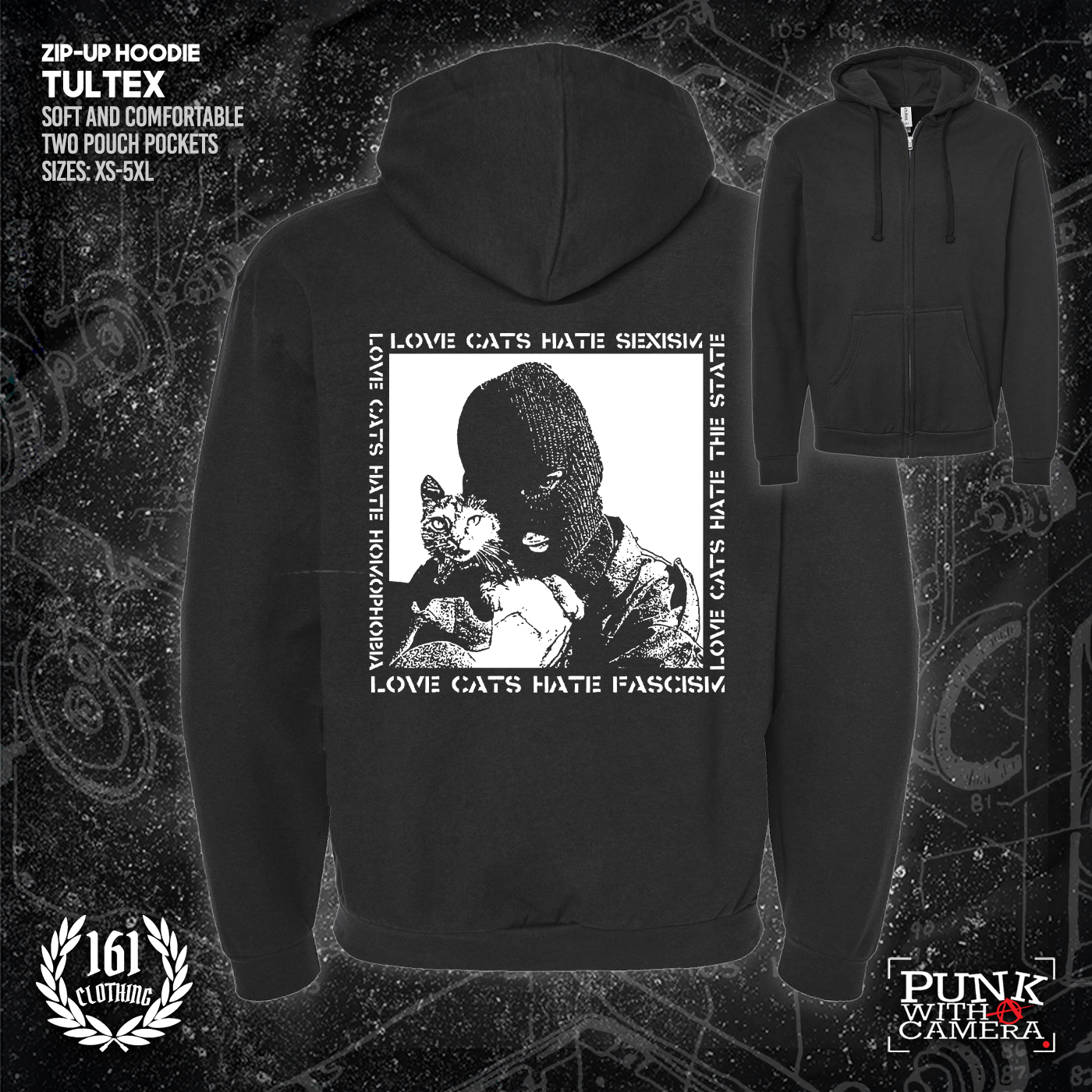 Love Cats Hate Fascism - 161.Clothing