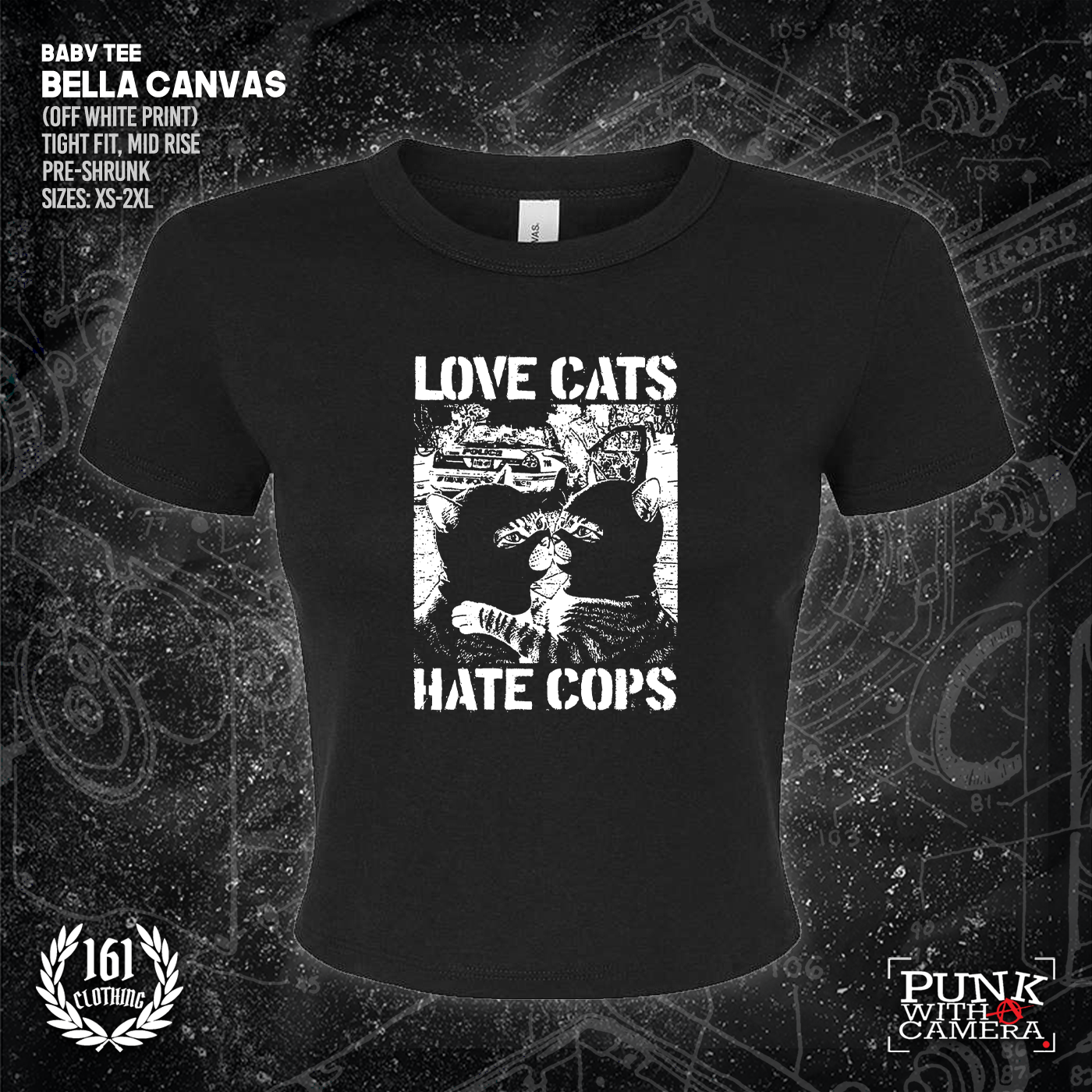 Love Cats Hate Cops - 161.Clothing