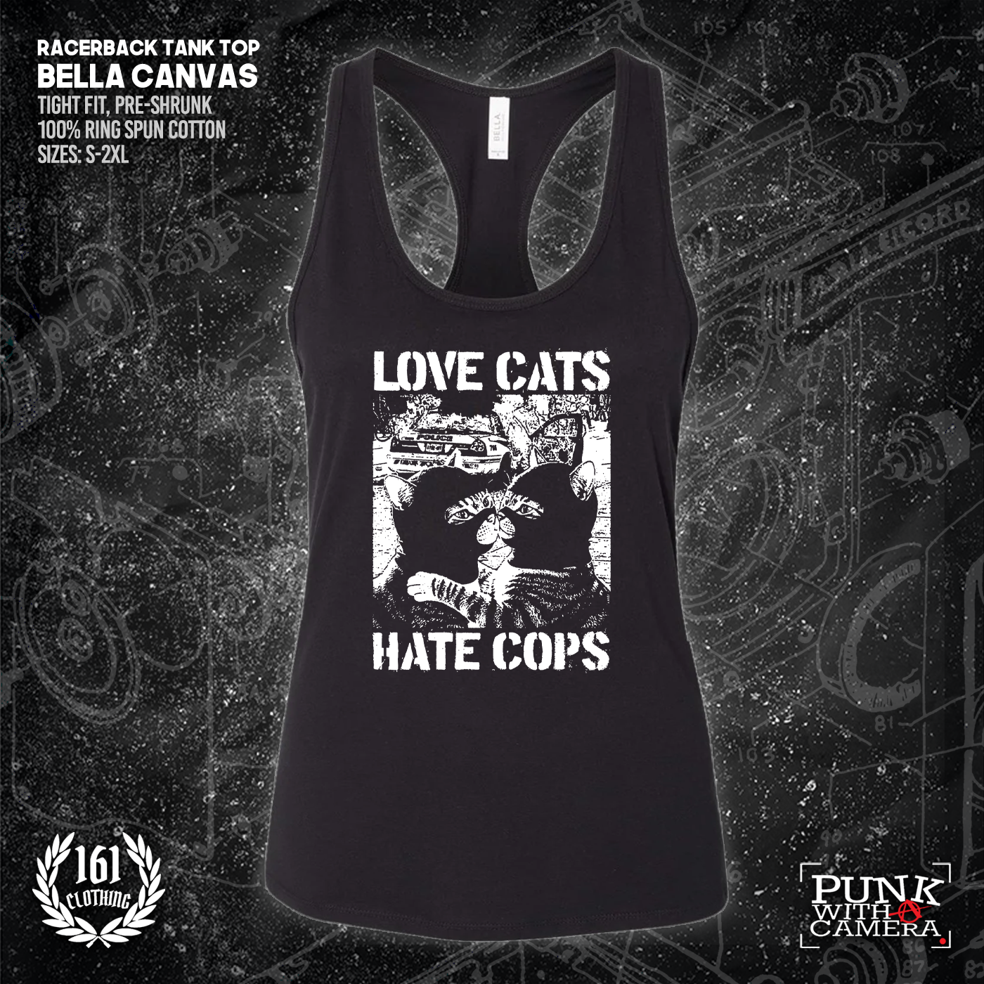 Love Cats Hate Cops - 161.Clothing