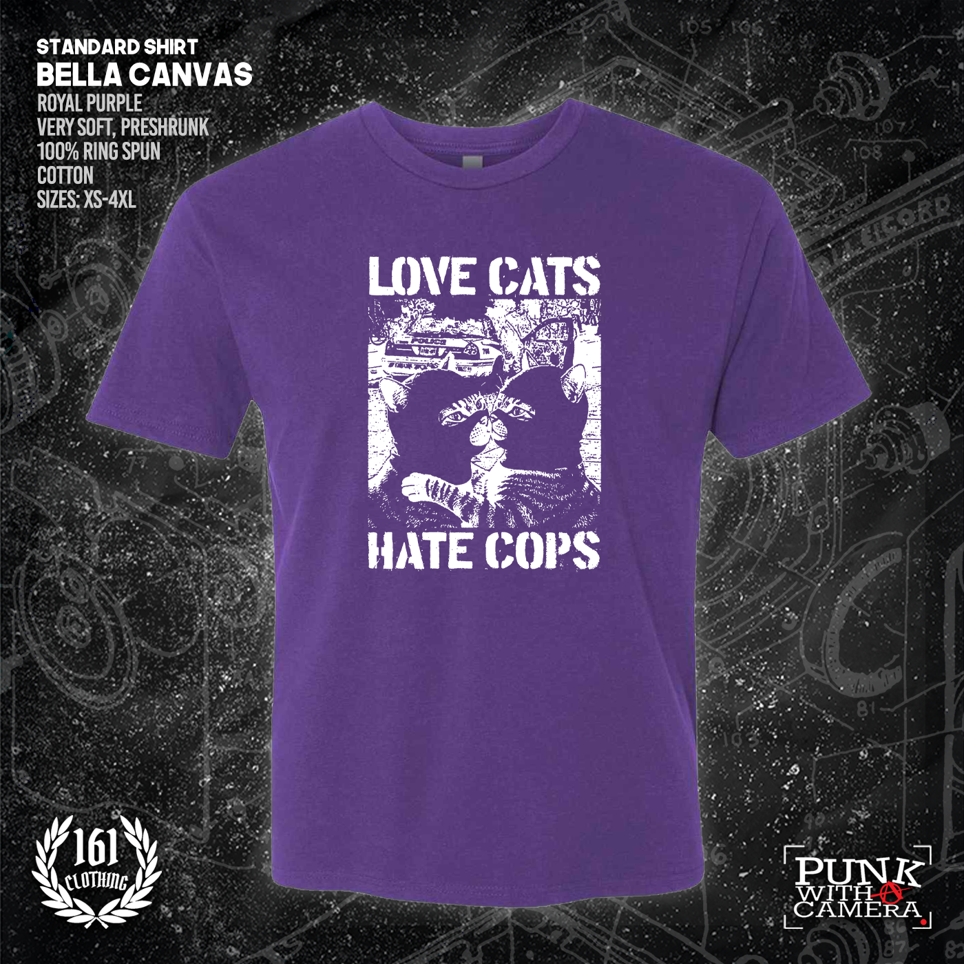 Love Cats Hate Cops - 161.Clothing