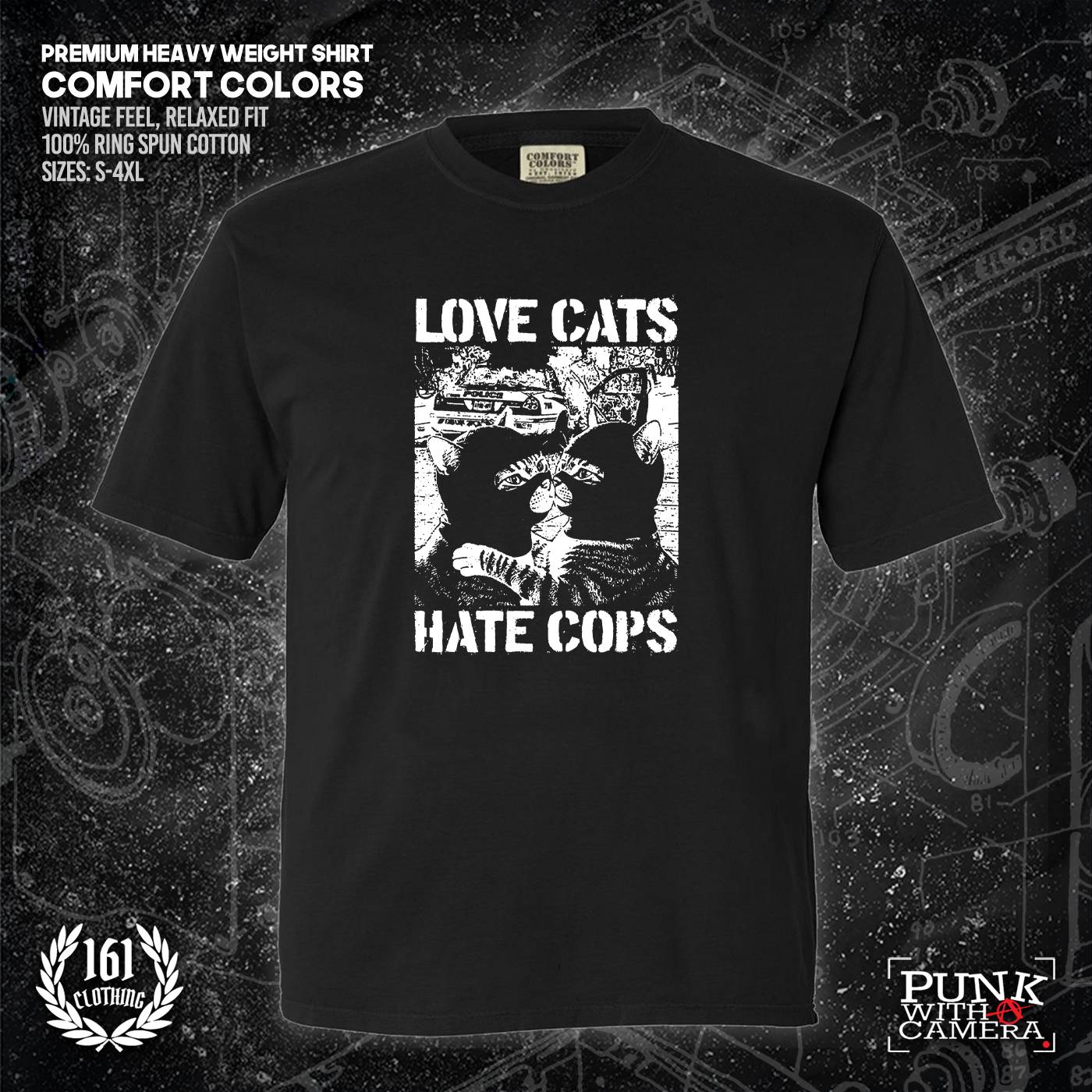 Love Cats Hate Cops - 161.Clothing