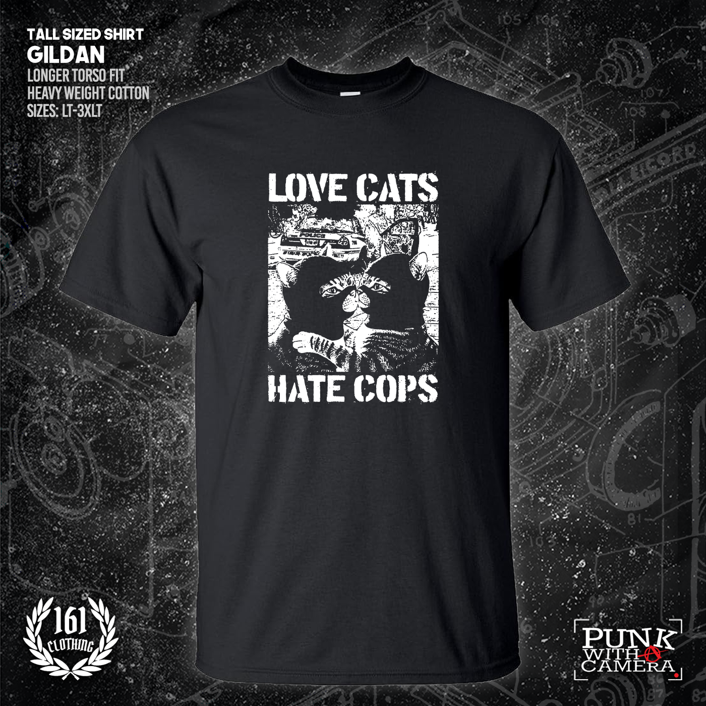 Love Cats Hate Cops - 161.Clothing