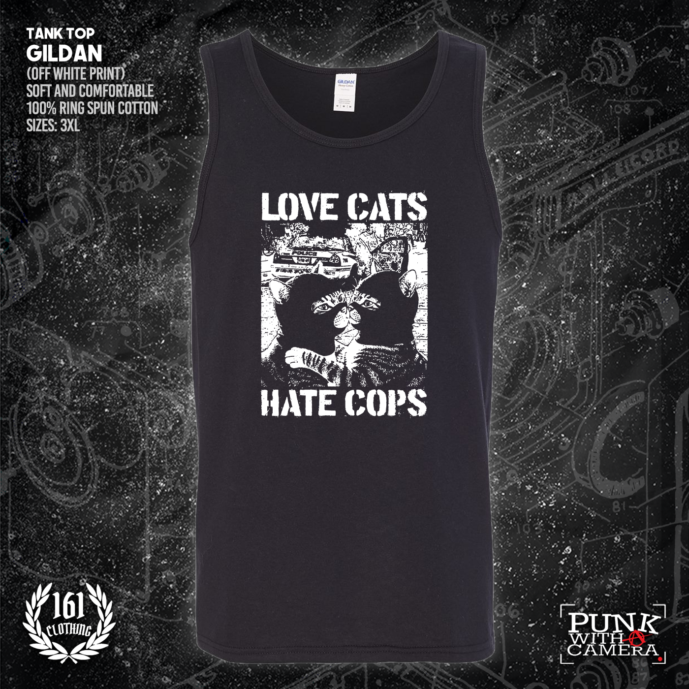 Love Cats Hate Cops - 161.Clothing