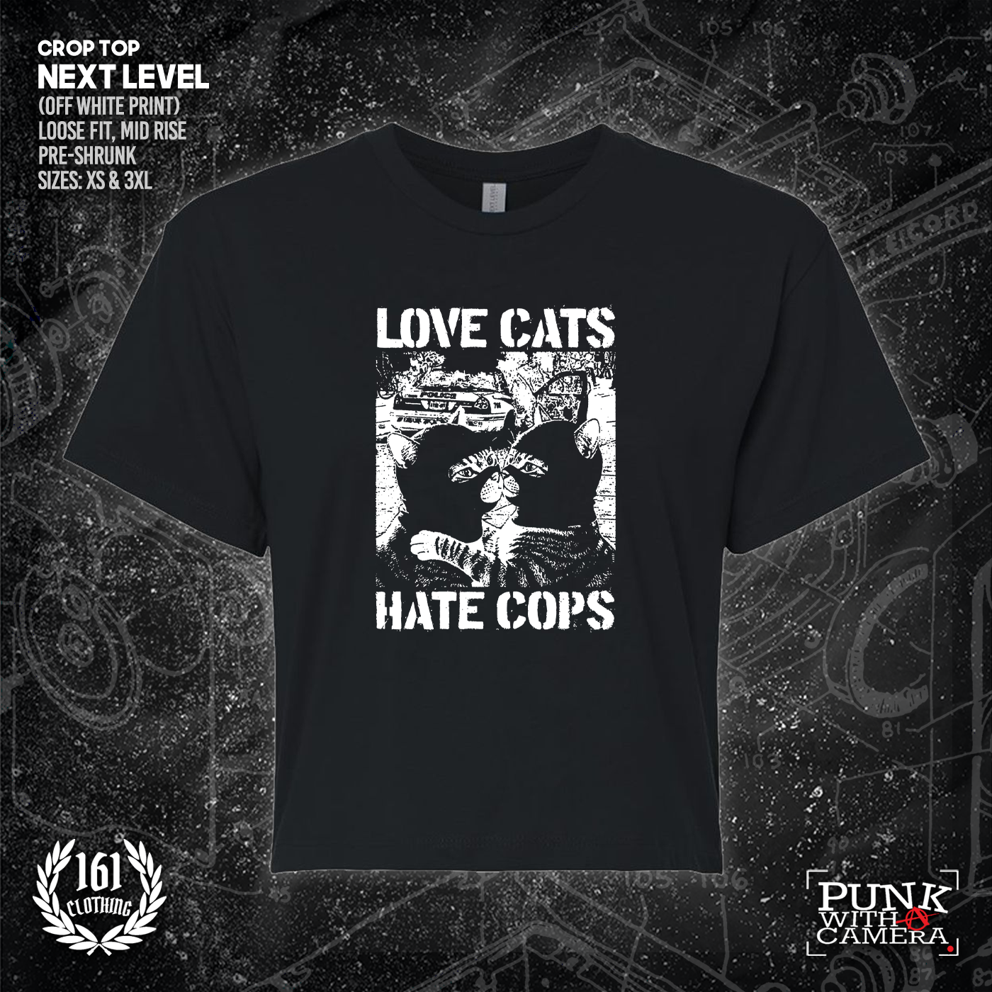 Love Cats Hate Cops - 161.Clothing