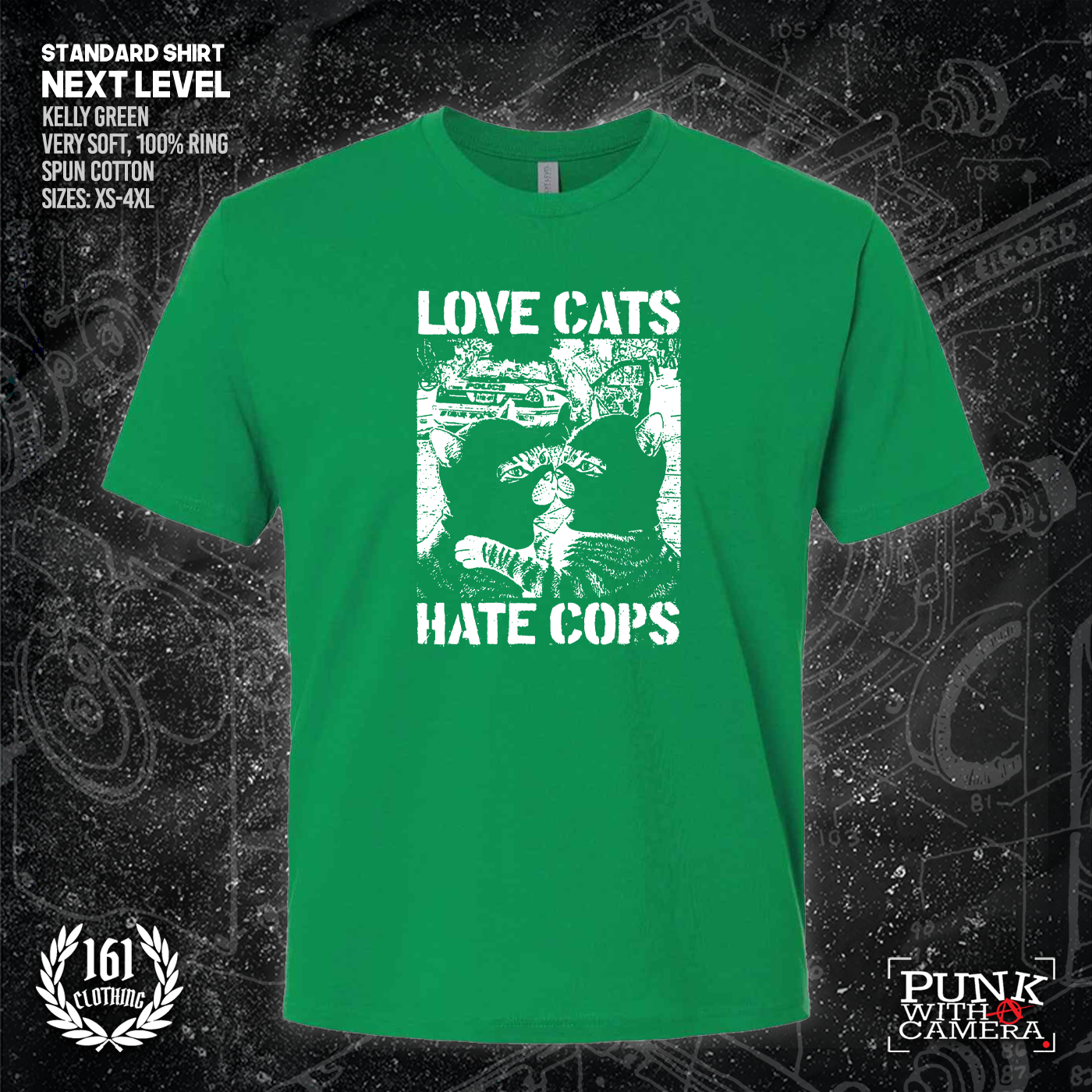 Love Cats Hate Cops - 161.Clothing