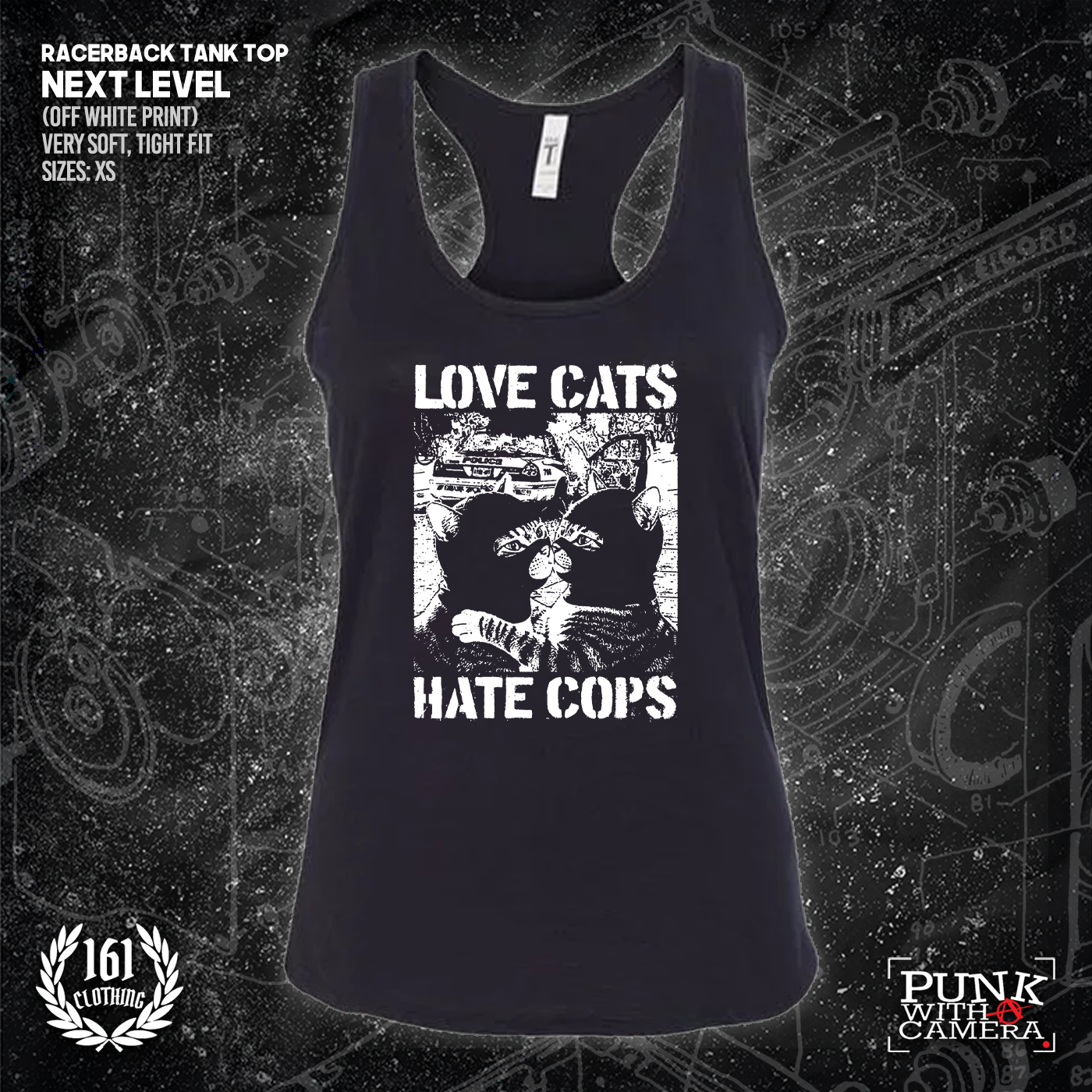 Love Cats Hate Cops - 161.Clothing