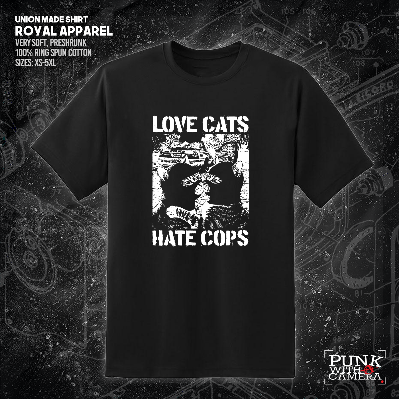 Love Cats Hate Cops - 161.Clothing