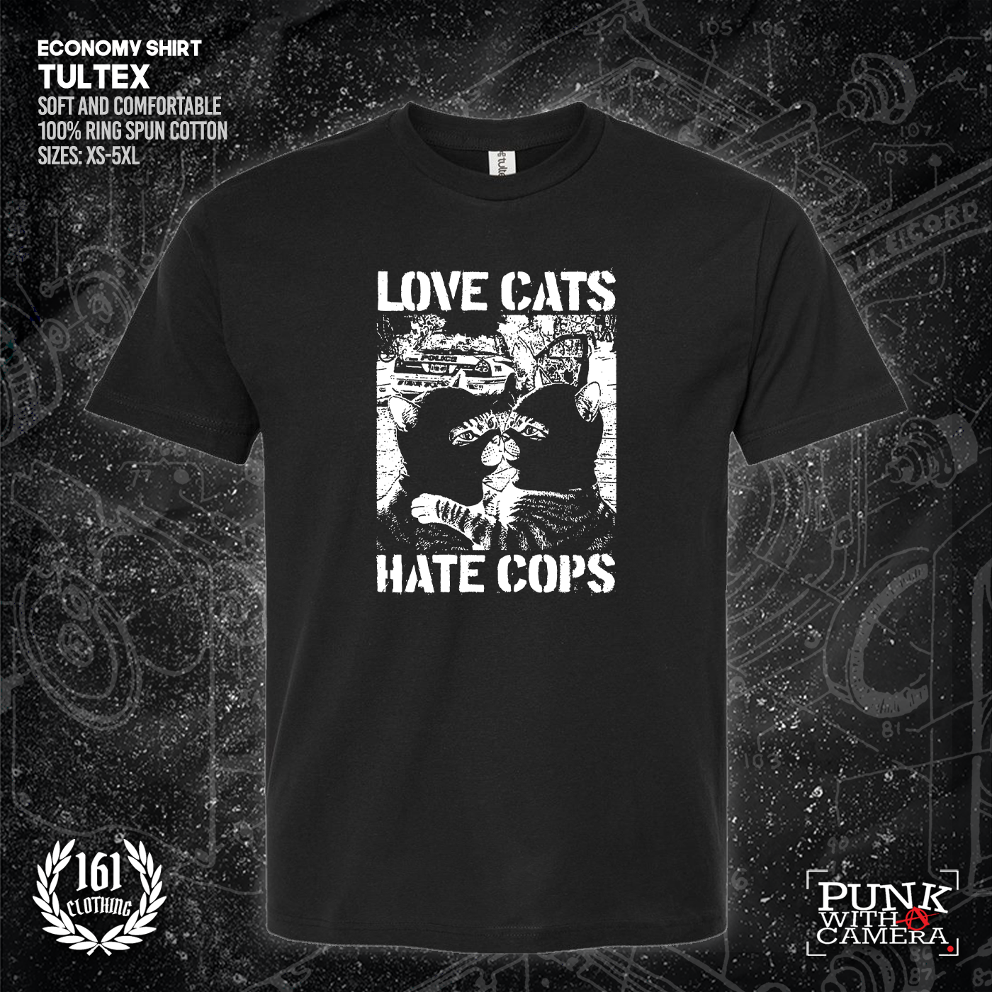 Love Cats Hate Cops - 161.Clothing