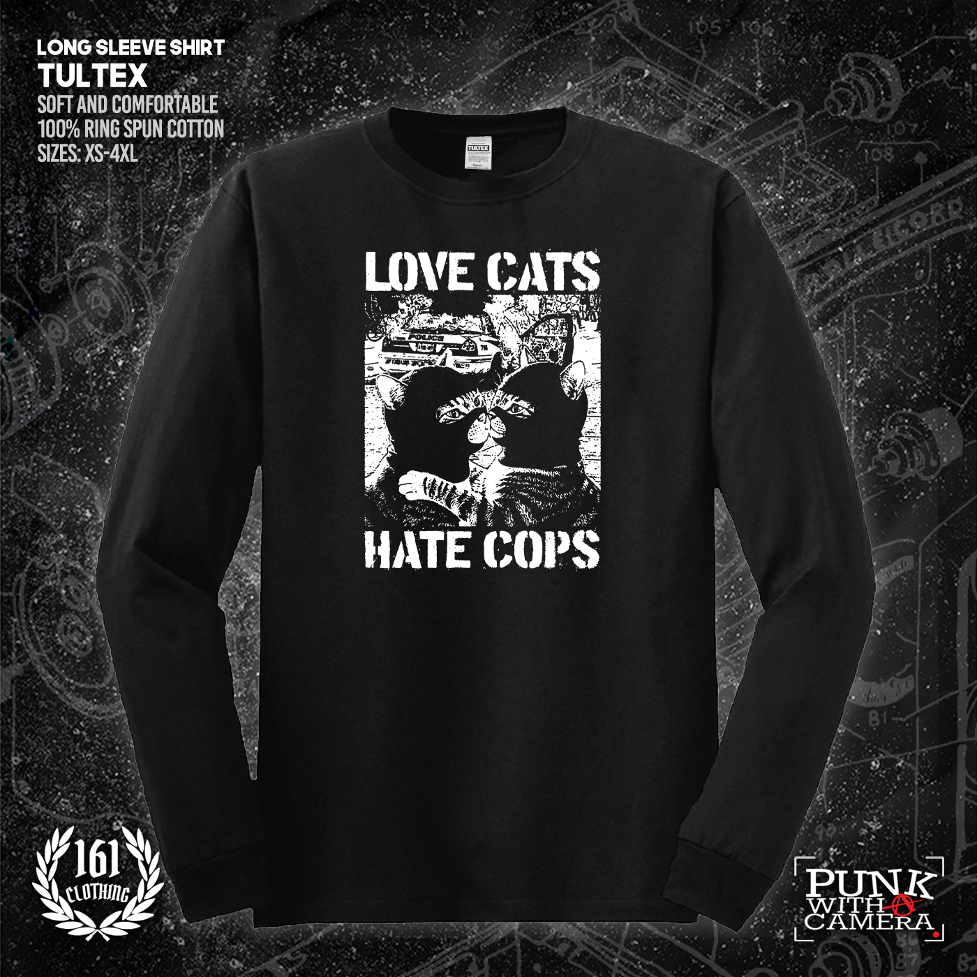 Love Cats Hate Cops - 161.Clothing